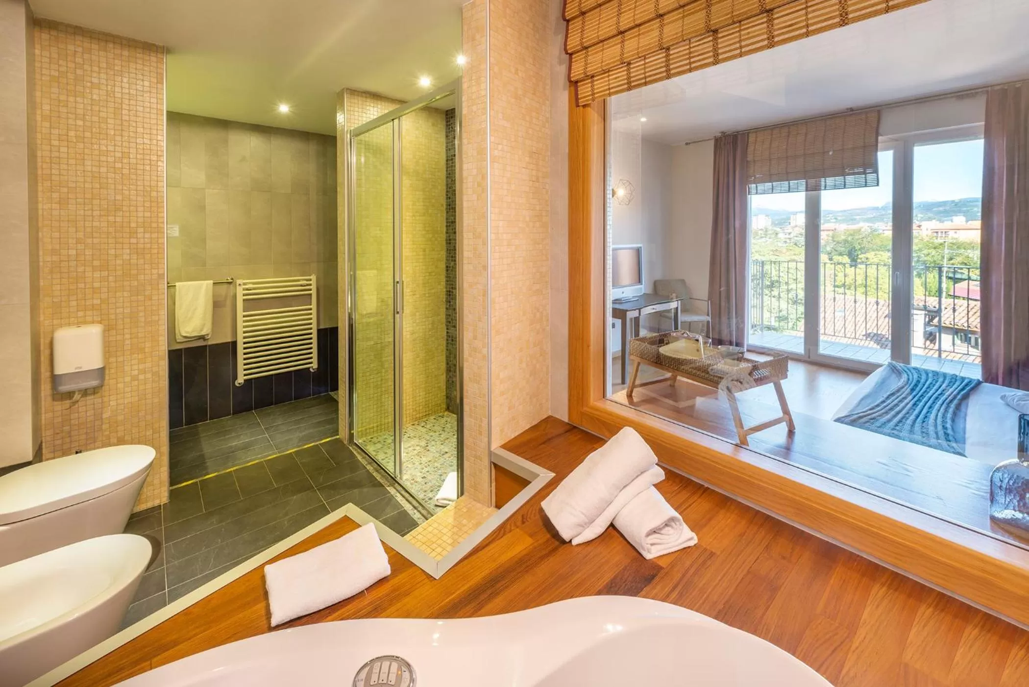 Bathroom in Hotel San Marco Fitness Pool & Spa