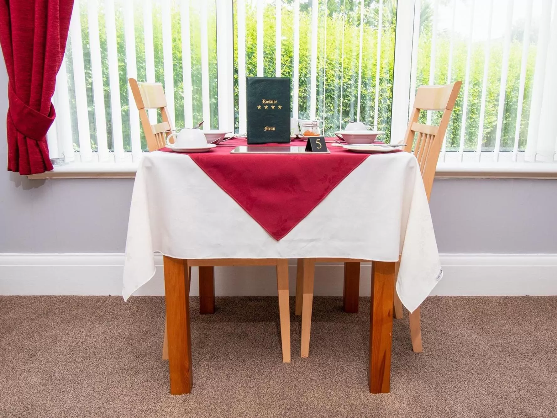 Dining area in Rosaire Guest House