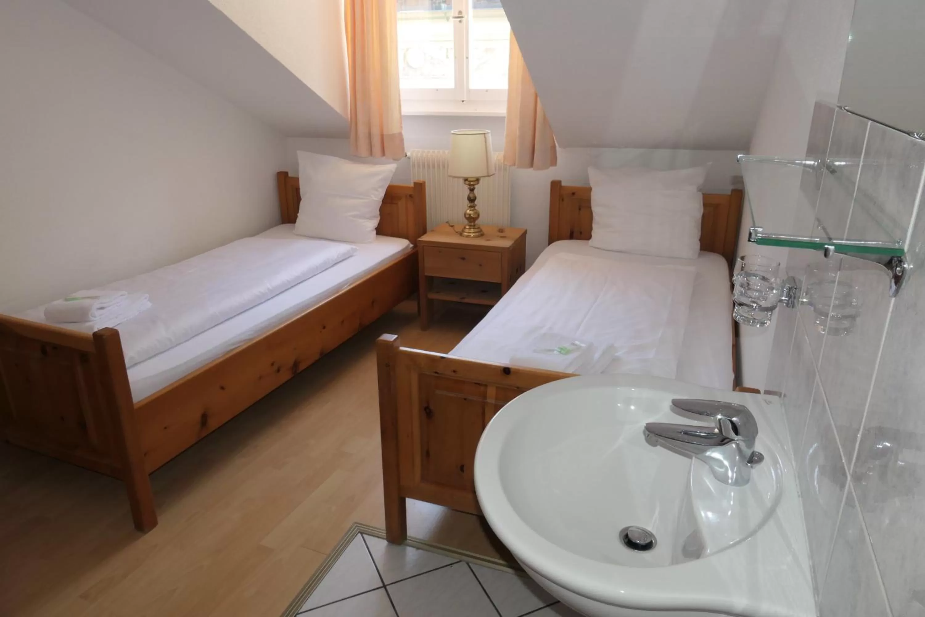 Bedroom, Bed in Hotel Franziskaner