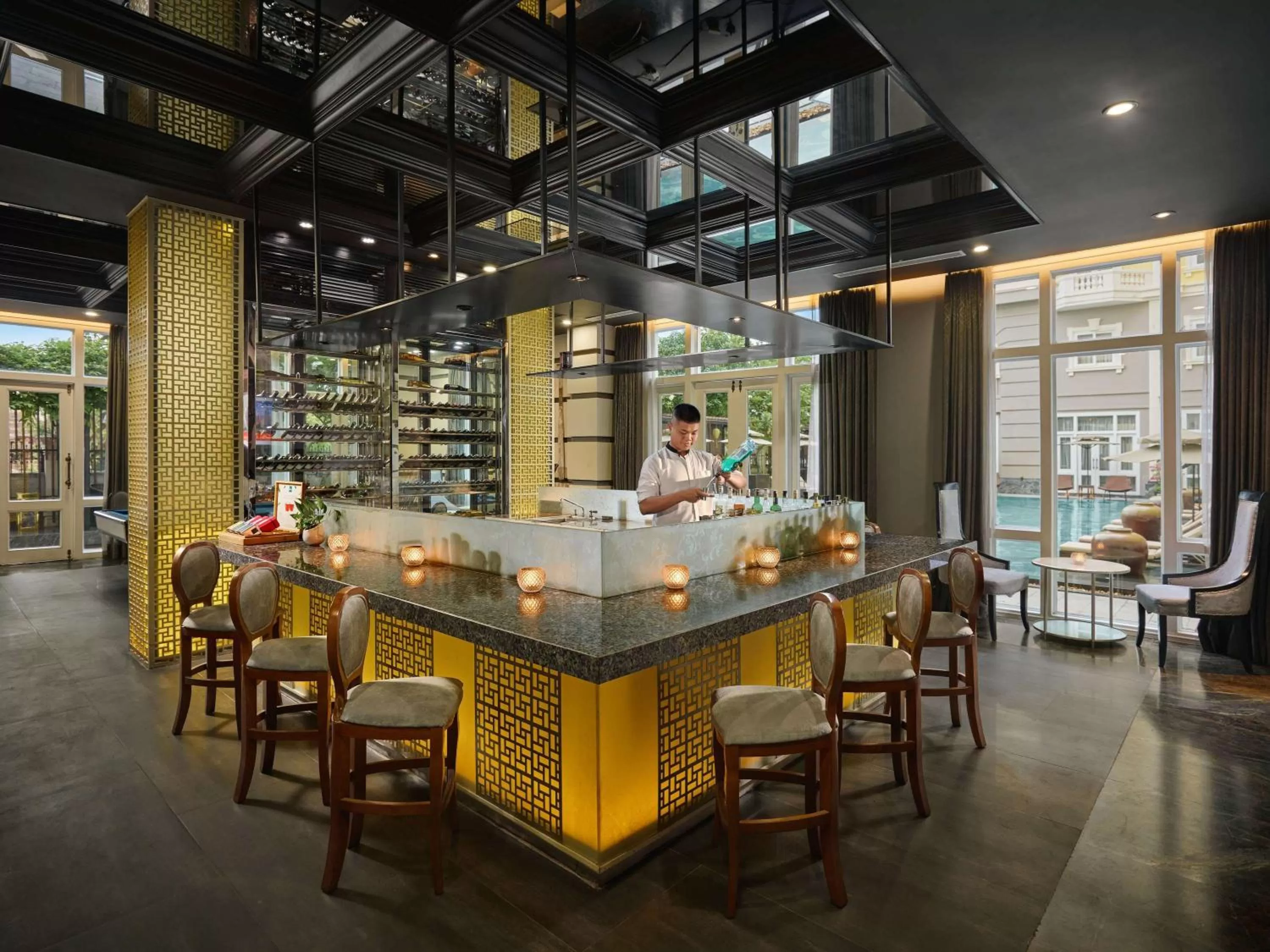 Lounge or bar, Restaurant/Places to Eat in Hotel Royal Hoi An - MGallery