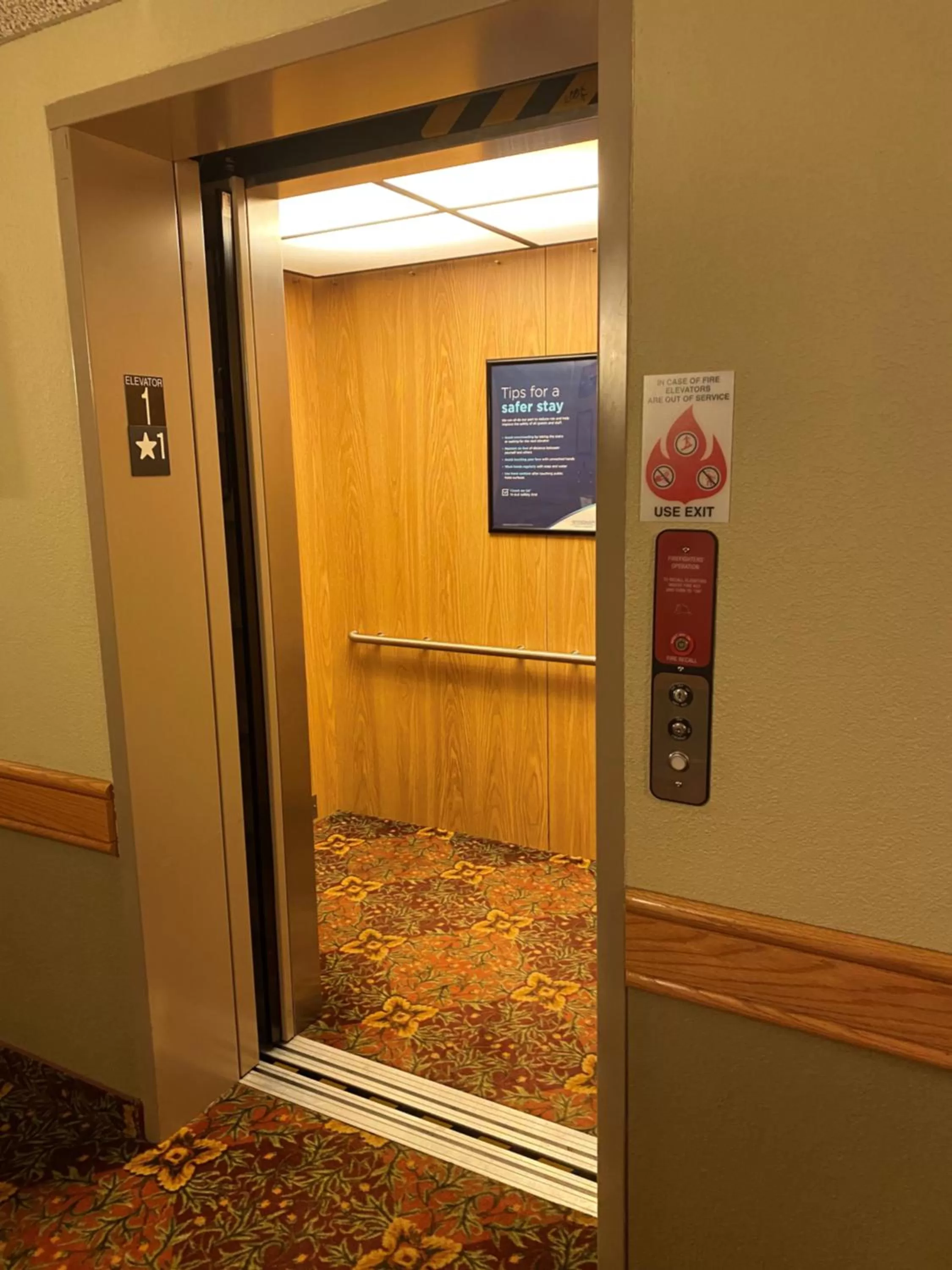 elevator in AmericInn by Wyndham Anamosa