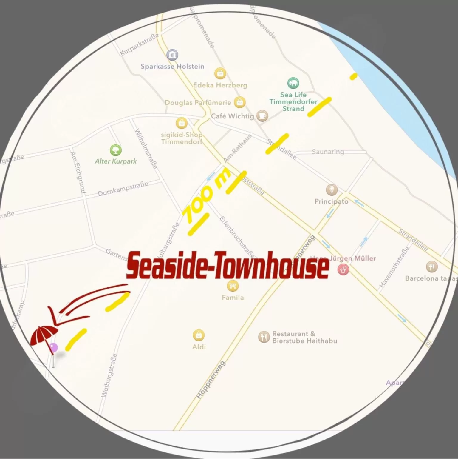 Restaurant/places to eat in Seaside-Townhouse