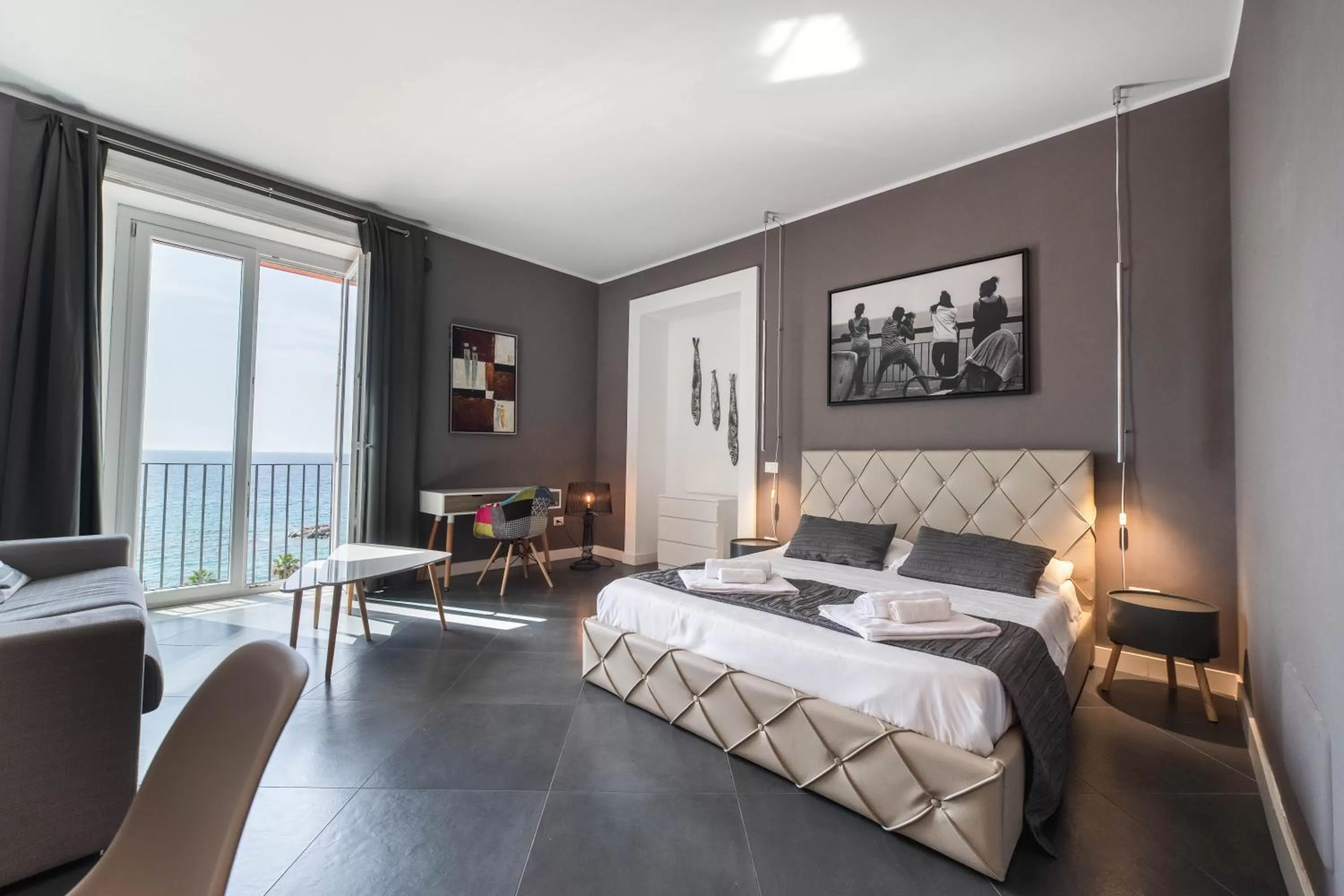 Bed in Residenza Nausicaa - 50 meters from the beach