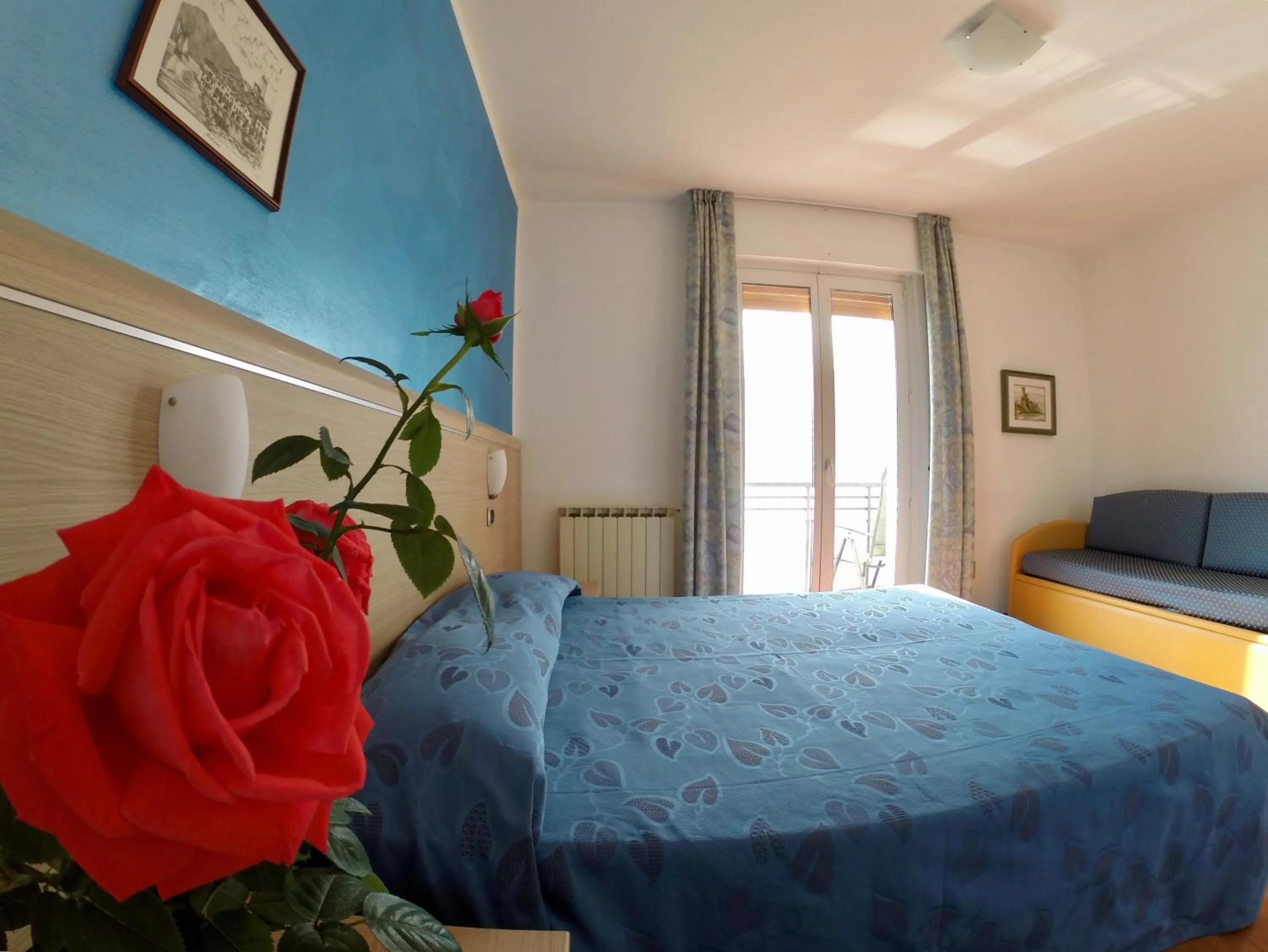 Bedroom, Bed in Albergo Villa Edera