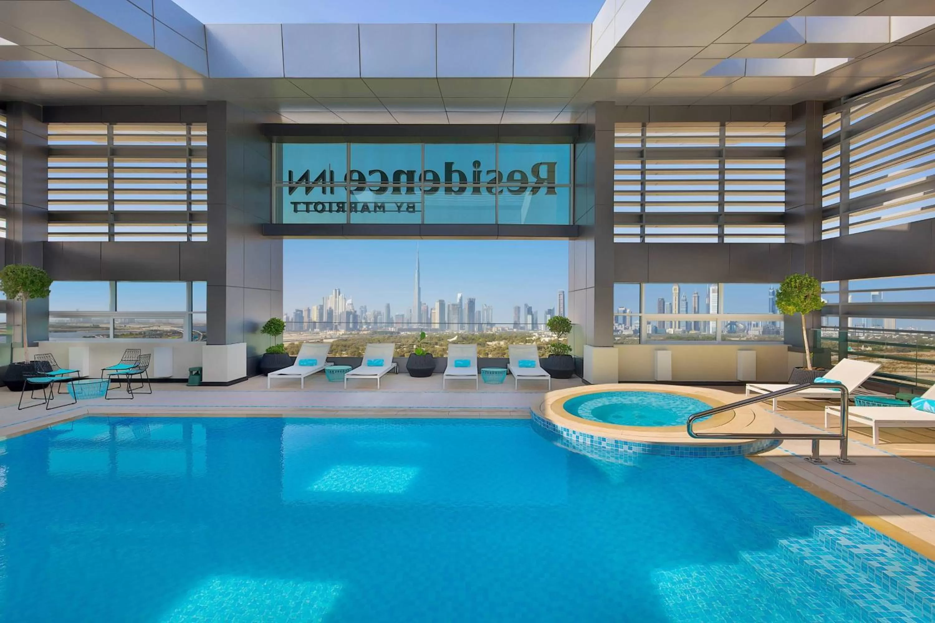 Swimming Pool in Residence Inn by Marriott Al Jaddaf