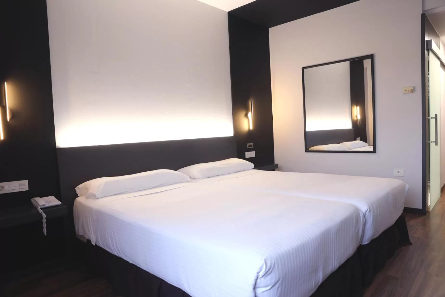 Bed in Hotel Alfonso IX