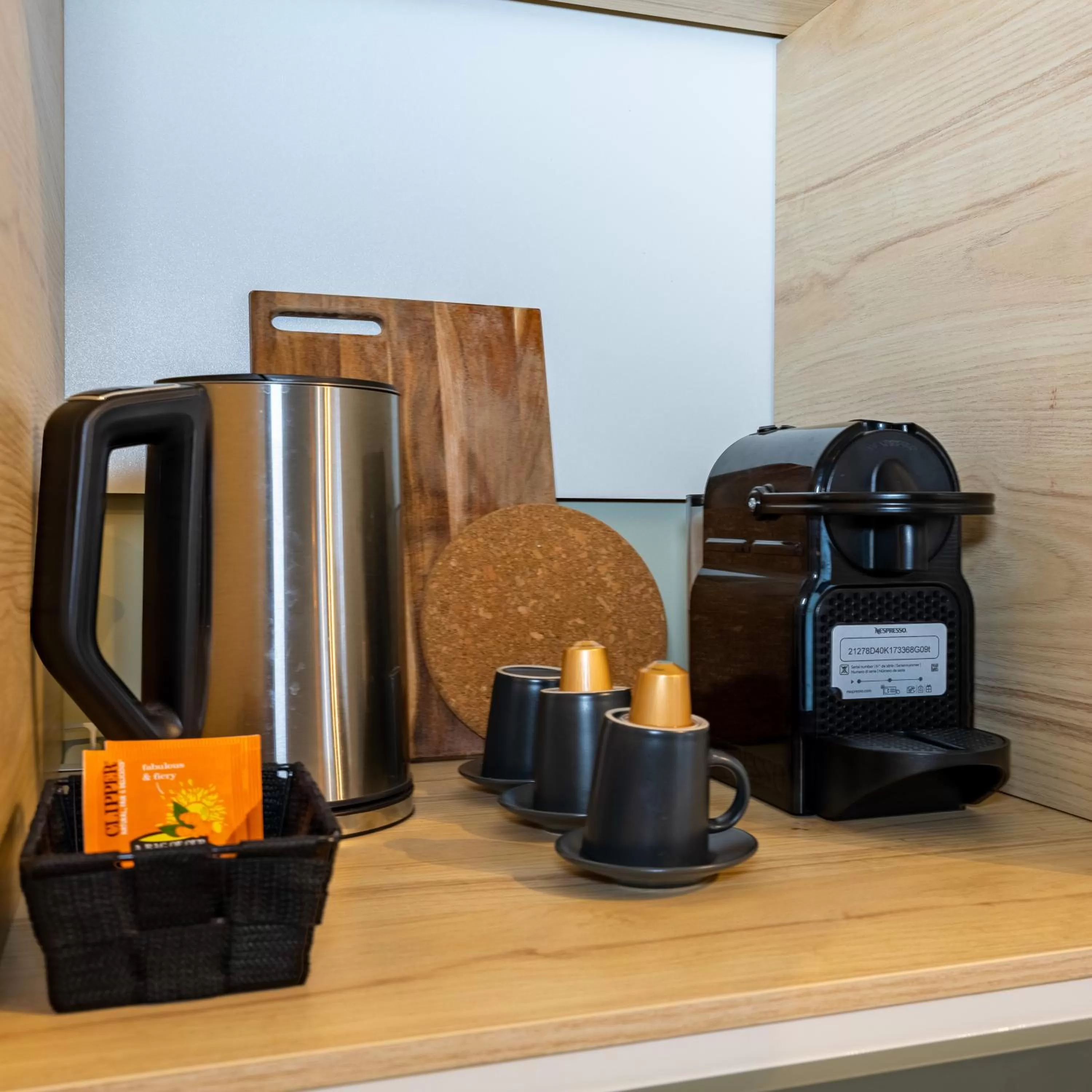 Coffee/tea facilities in Appart hôtel En Ville