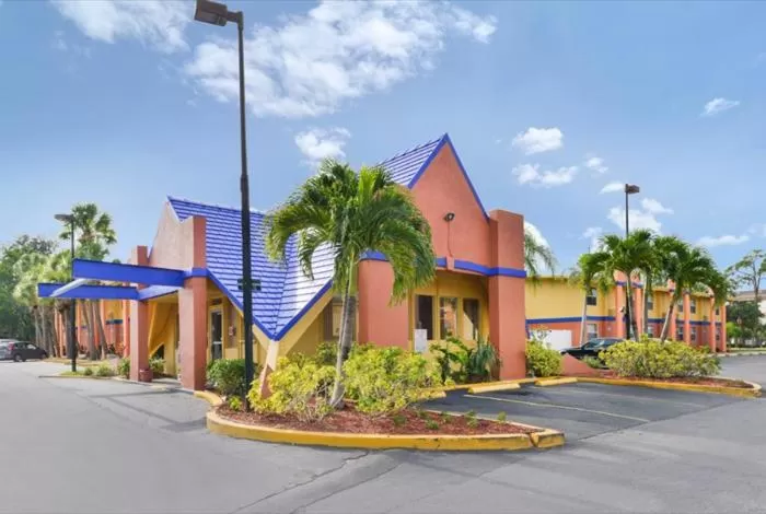 Property building in Americas Best Value Inn Sarasota