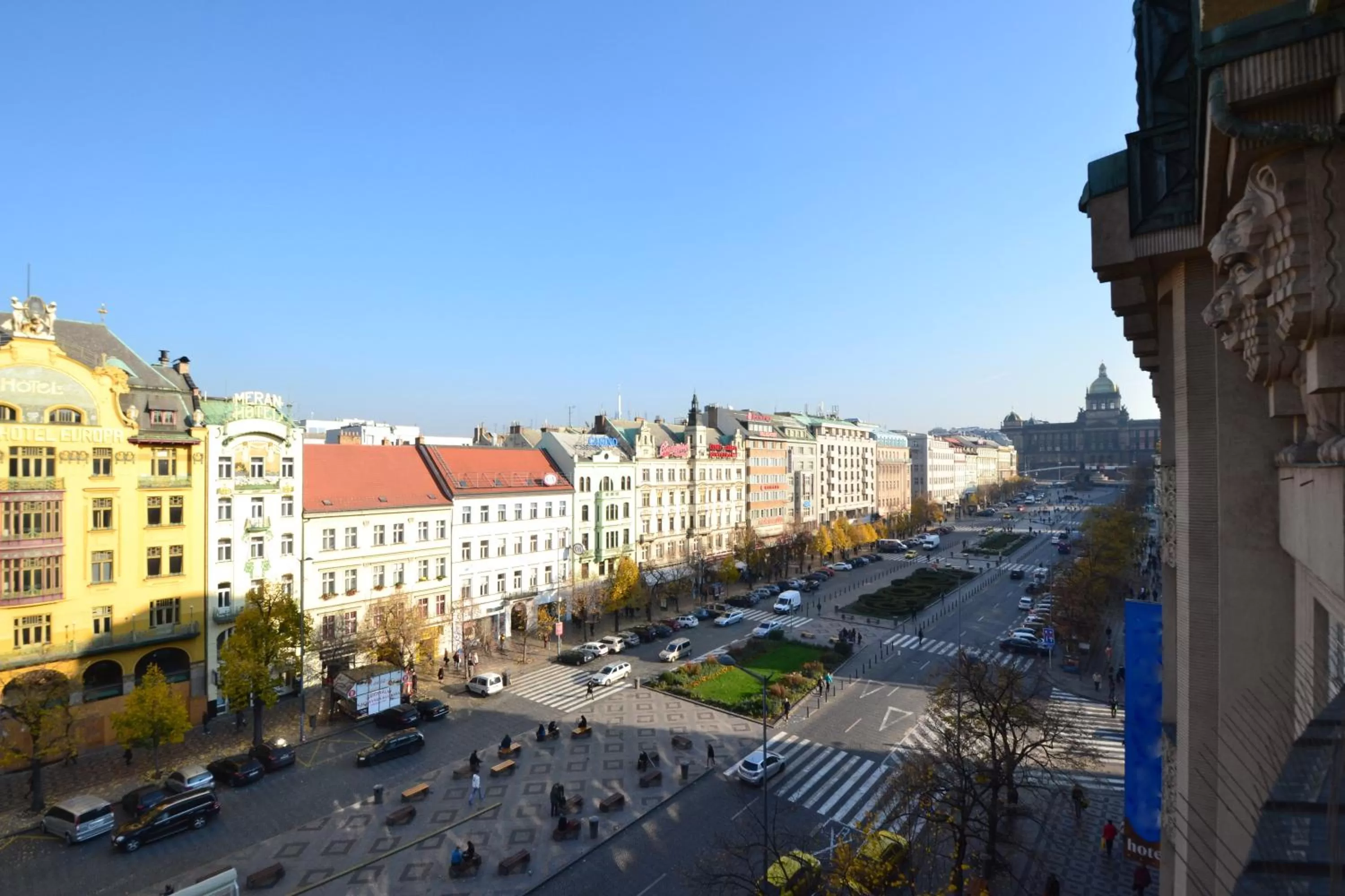 Street view in EA ApartHotel Melantrich