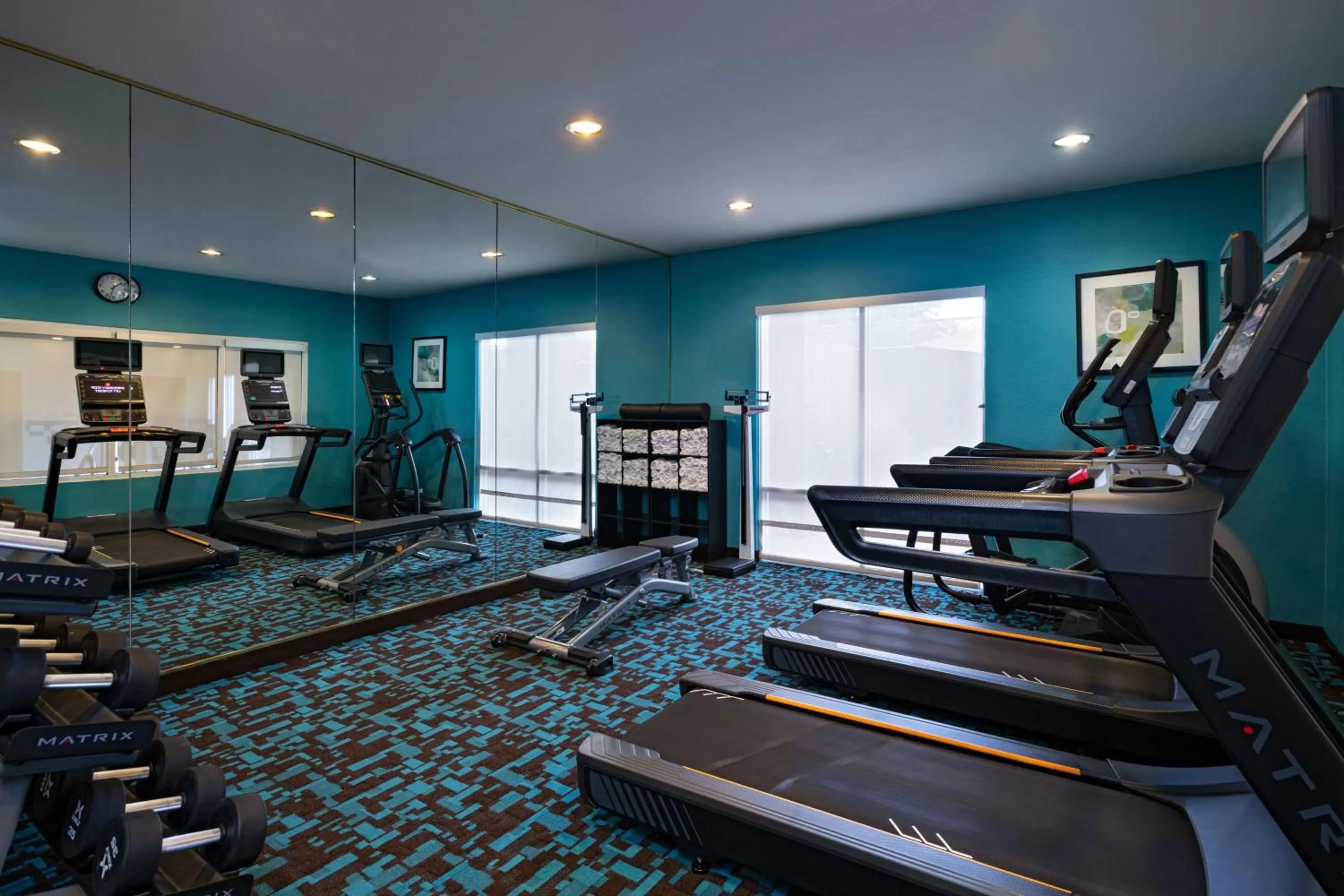 Fitness centre/facilities in Fairfield Inn and Suites by Marriott McAllen