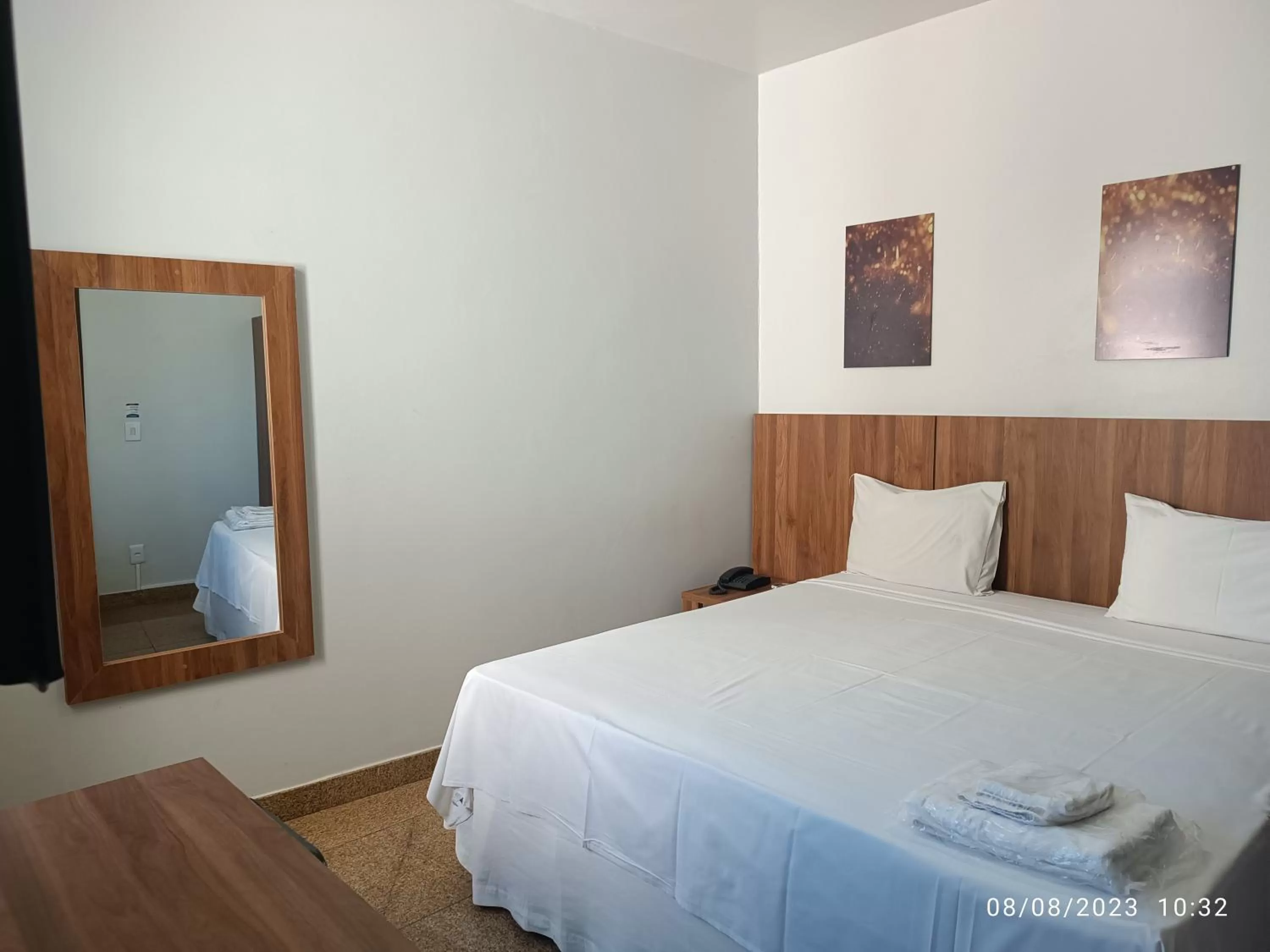 Bed in Hotel Oscar Blue Montes Claros