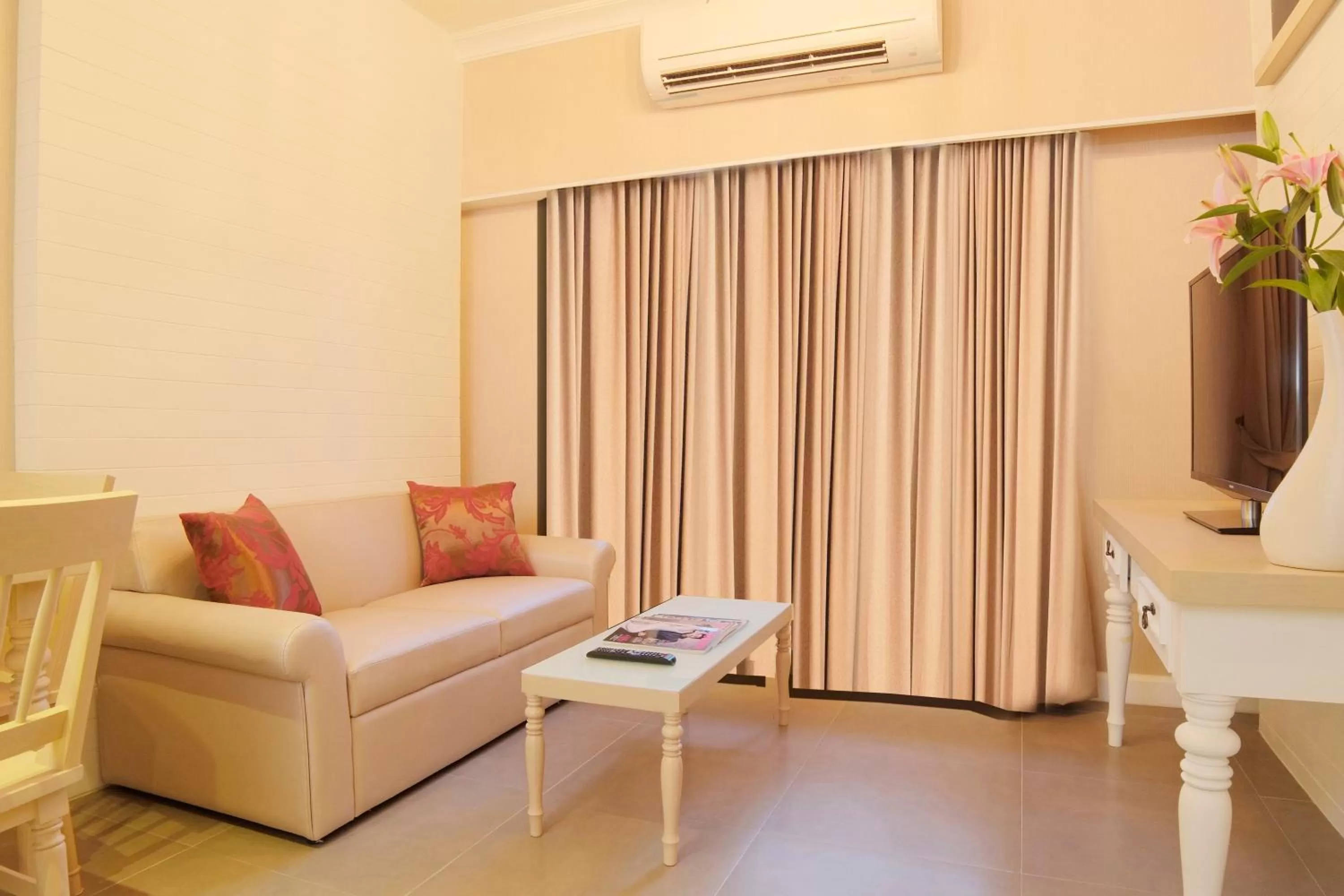 Living room in The Raya Surawong Bangkok