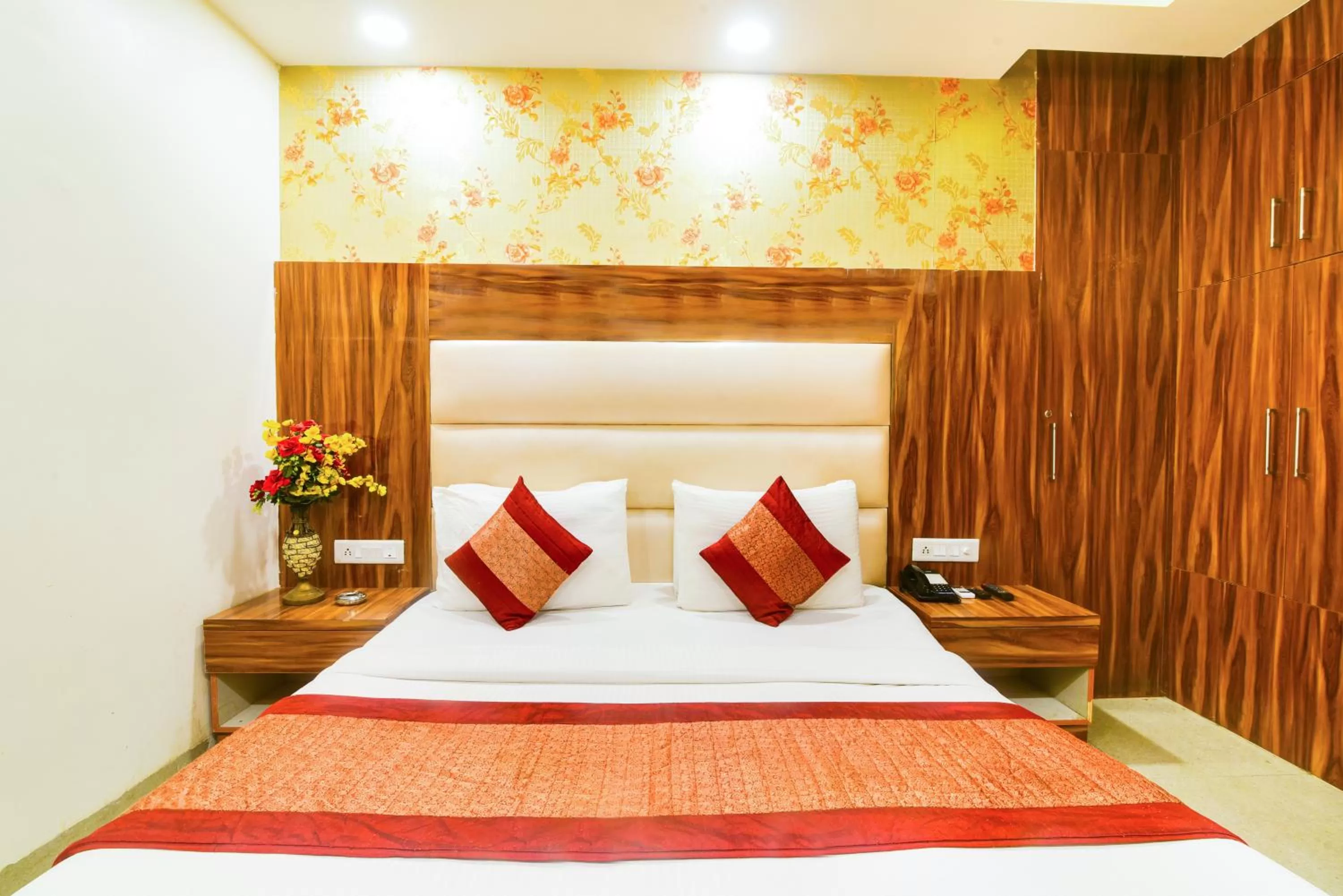 Bed in Olivia Hotels At Delhi Airport