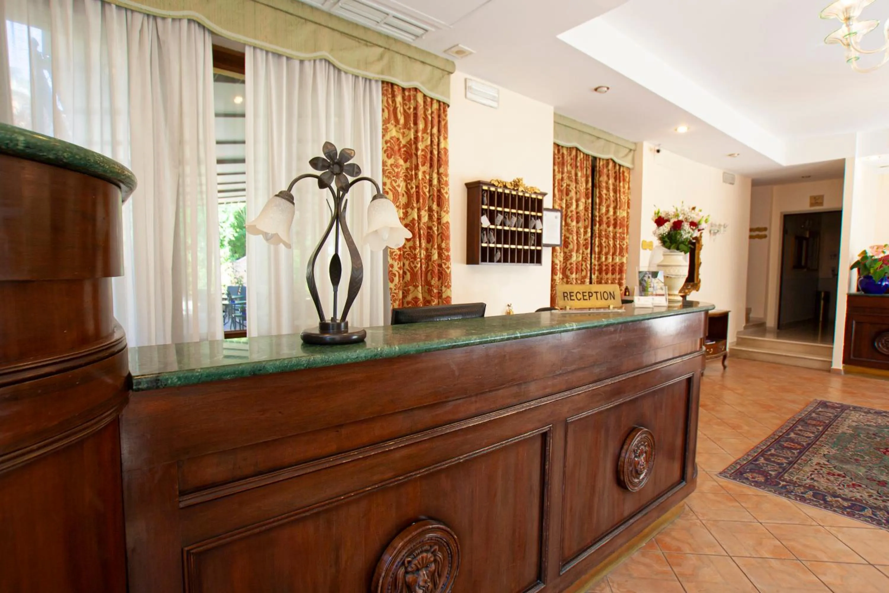 Lobby or reception in Hotel Villa Edera