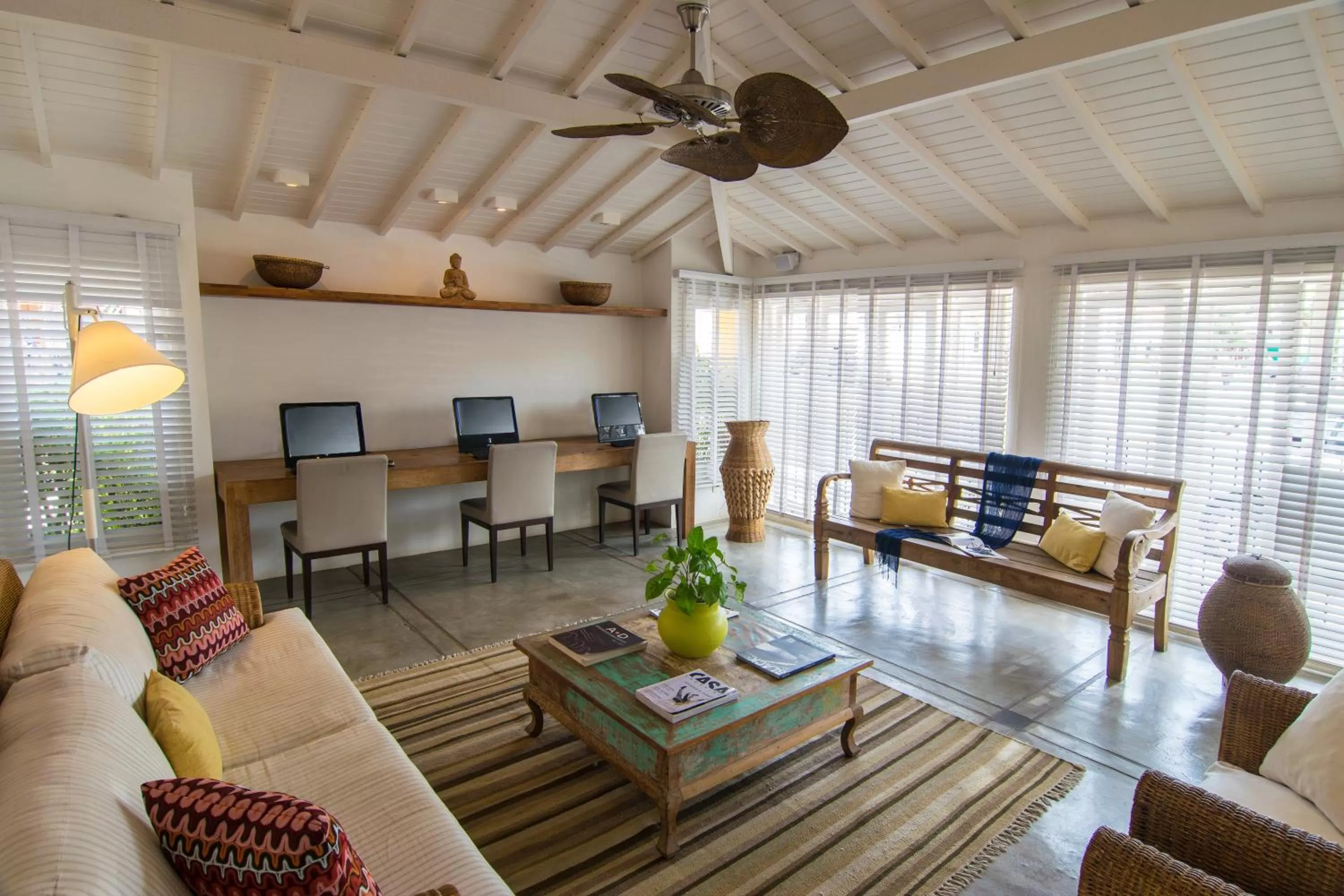 Seating area in La Chimère Buzios Essence