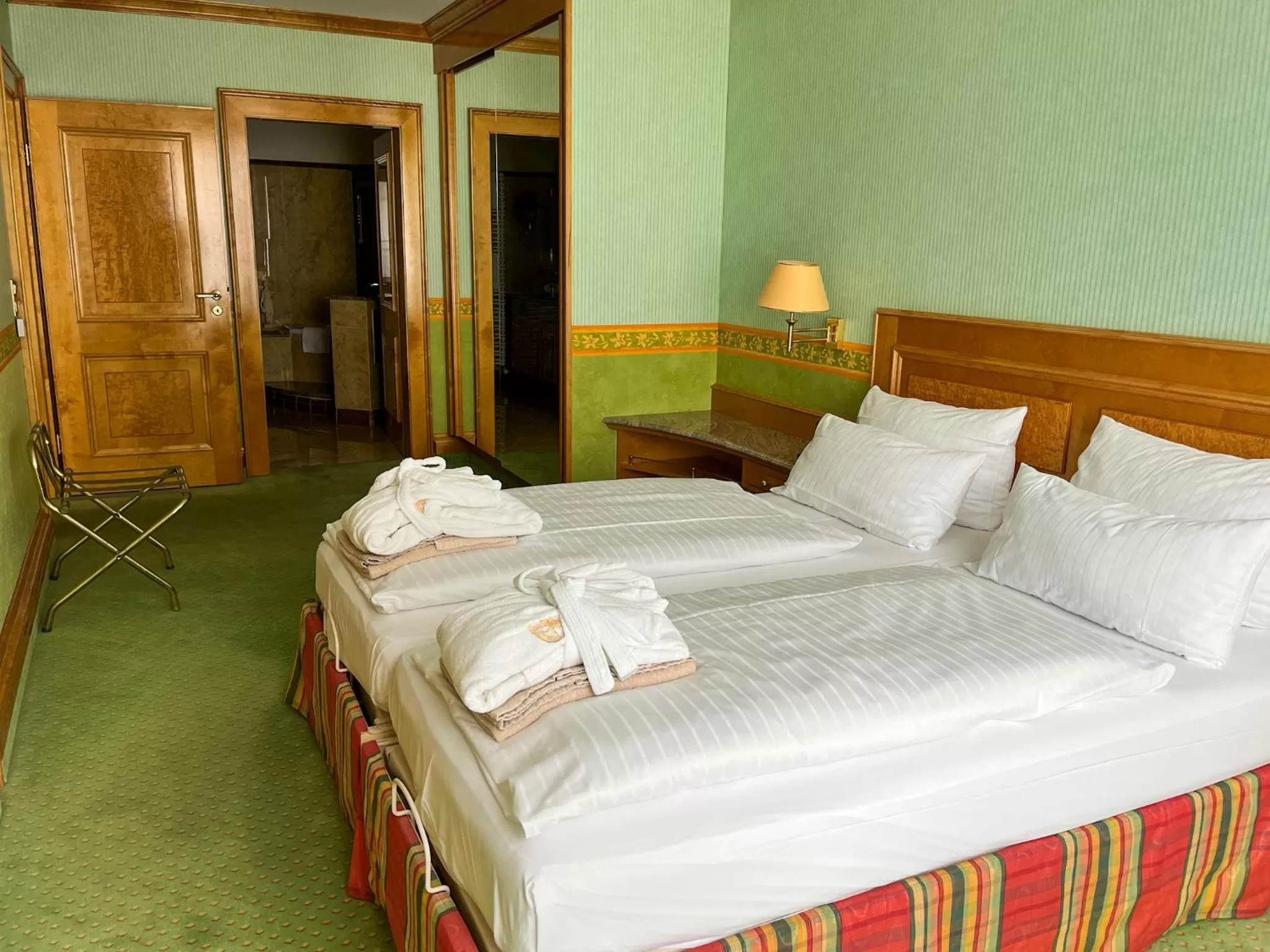 Bed in Hotel Strandperle