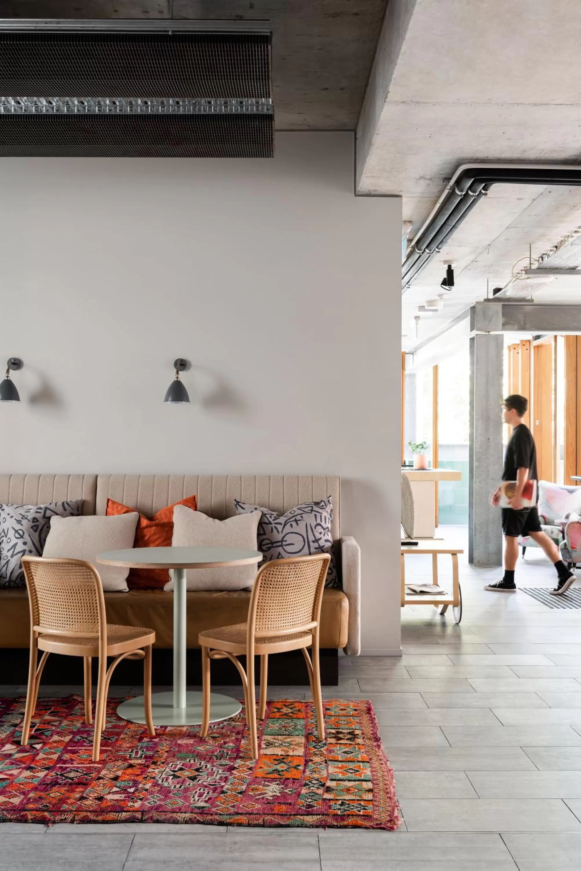 Seating area in Alex Hotel