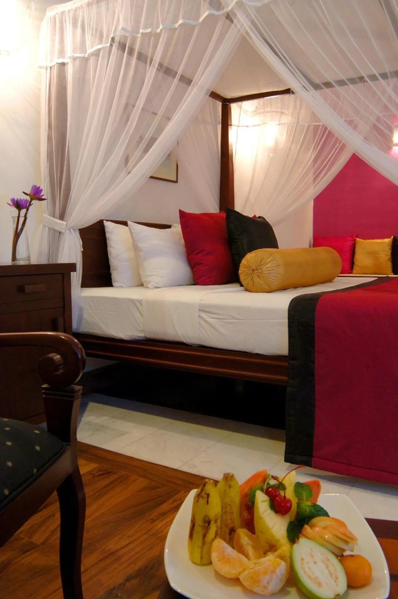 Bed in Tangerine Beach Hotel