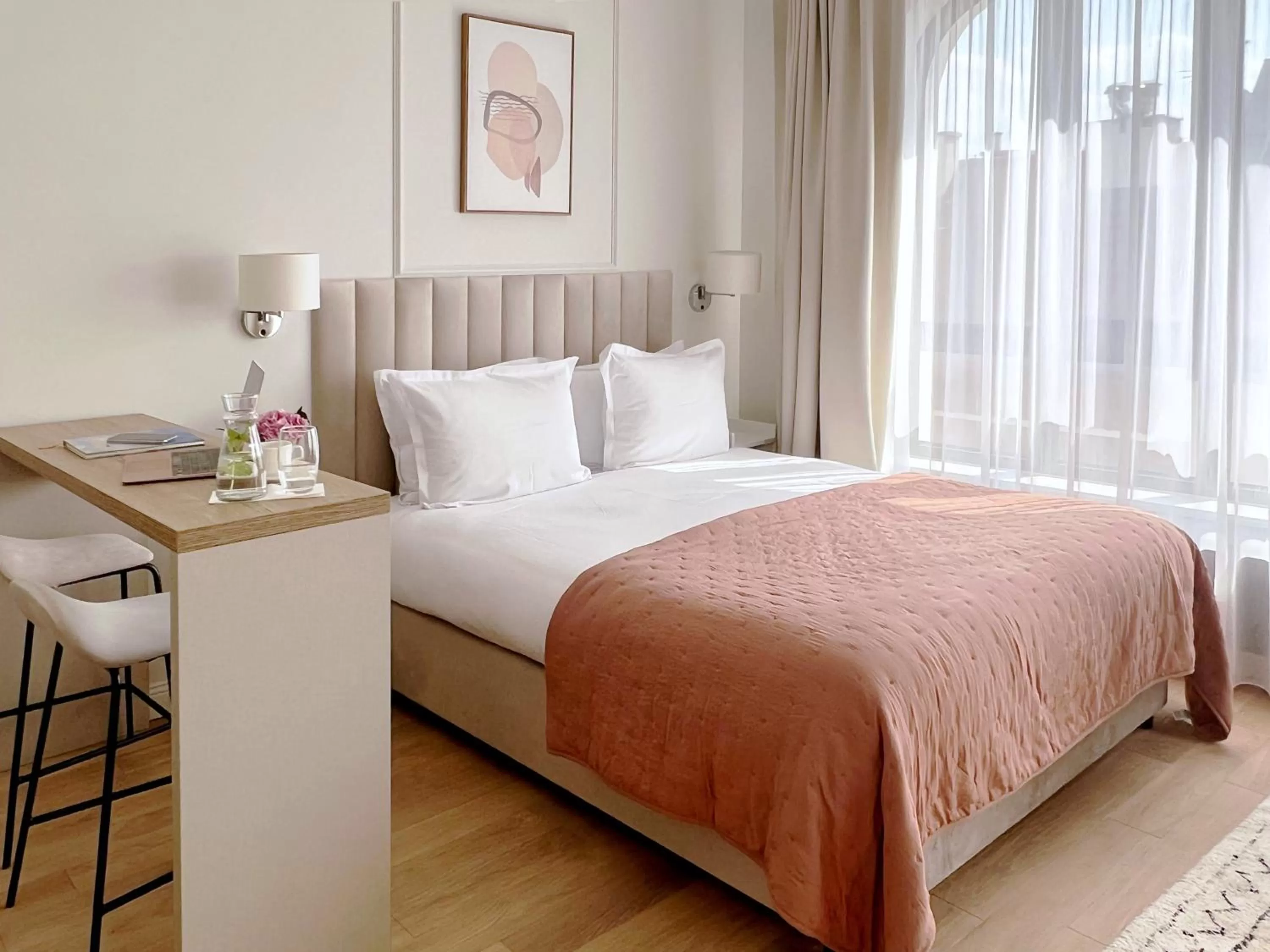 Bed in Kurkowa Apartments