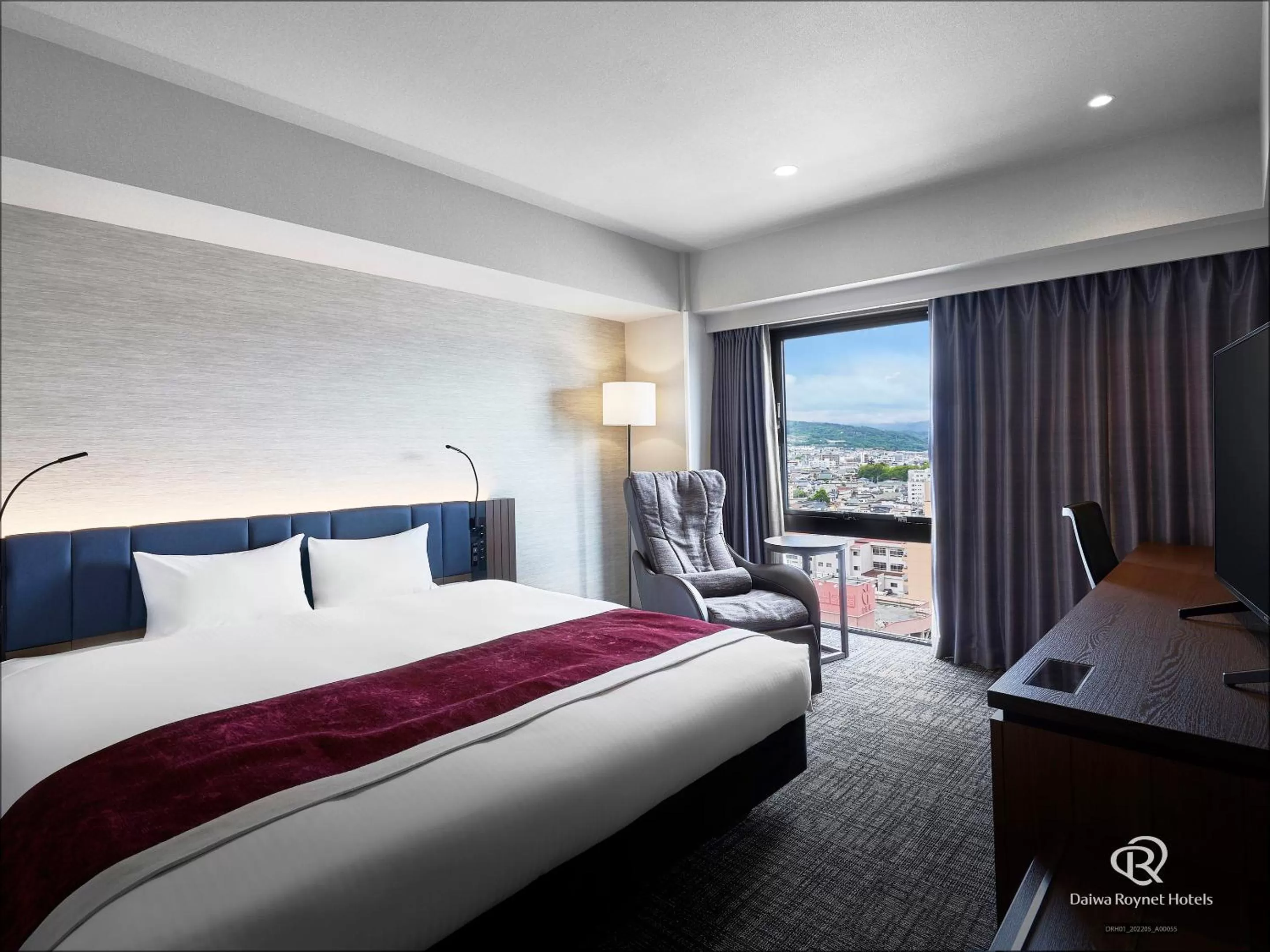 Photo of the whole room, Bed in Daiwa Roynet Hotel Yamagata Ekimae