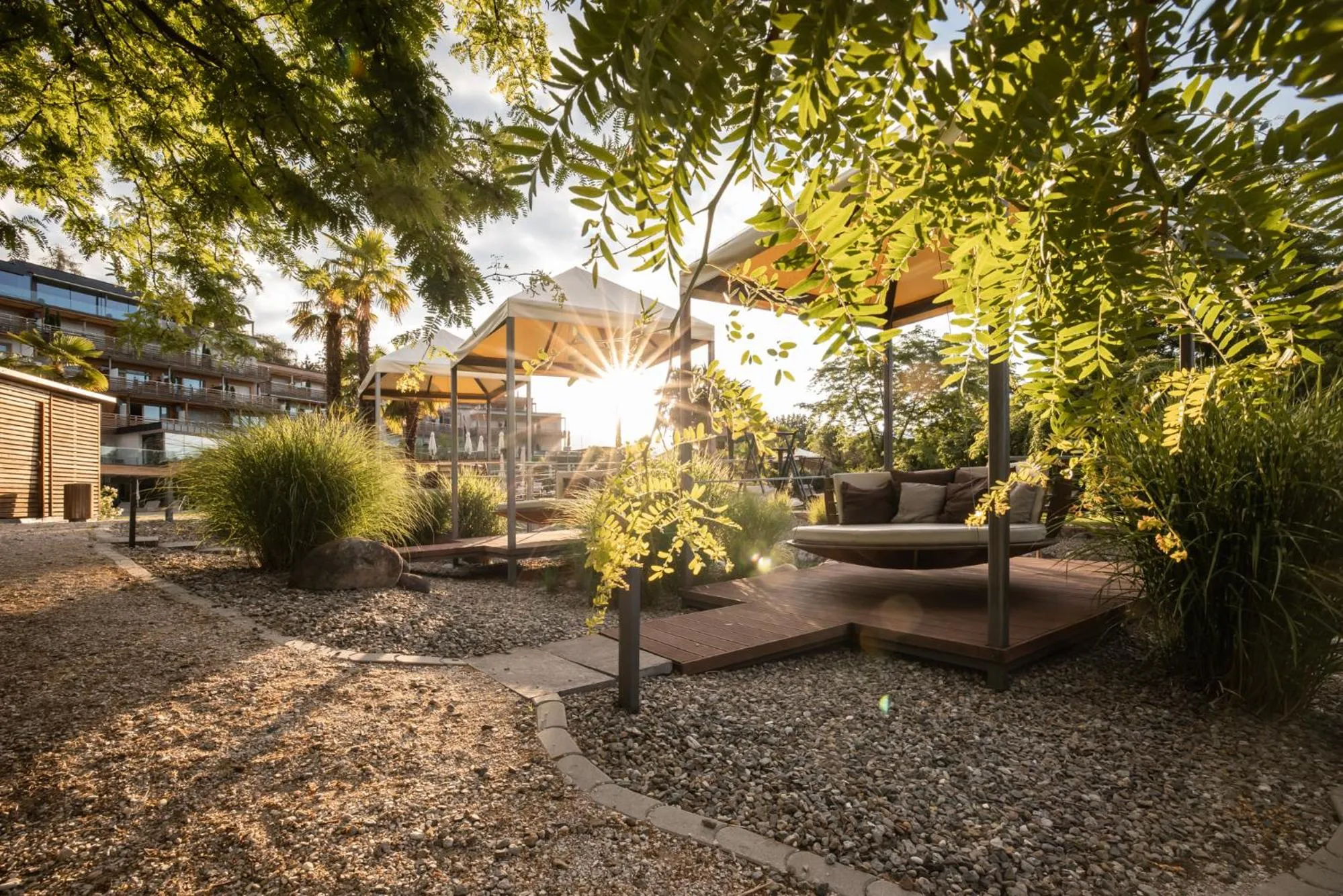 Garden in ALPIANA - green luxury Dolce Vita Hotel