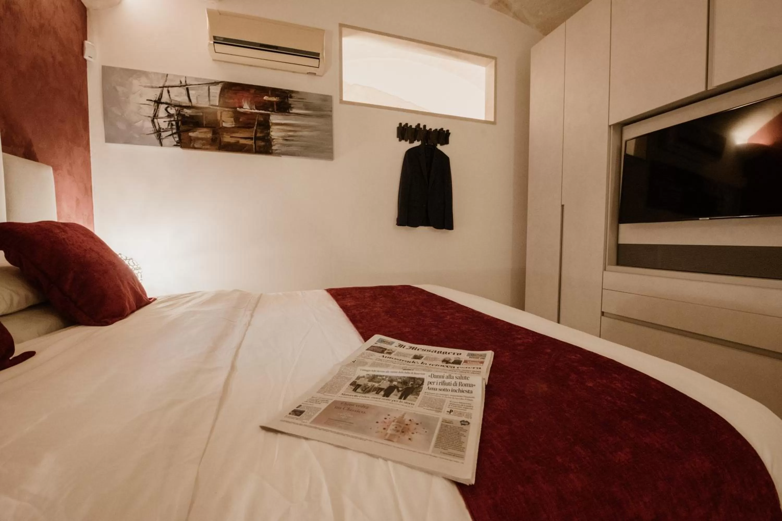 Bed in Pacuvius Home Suite B&B