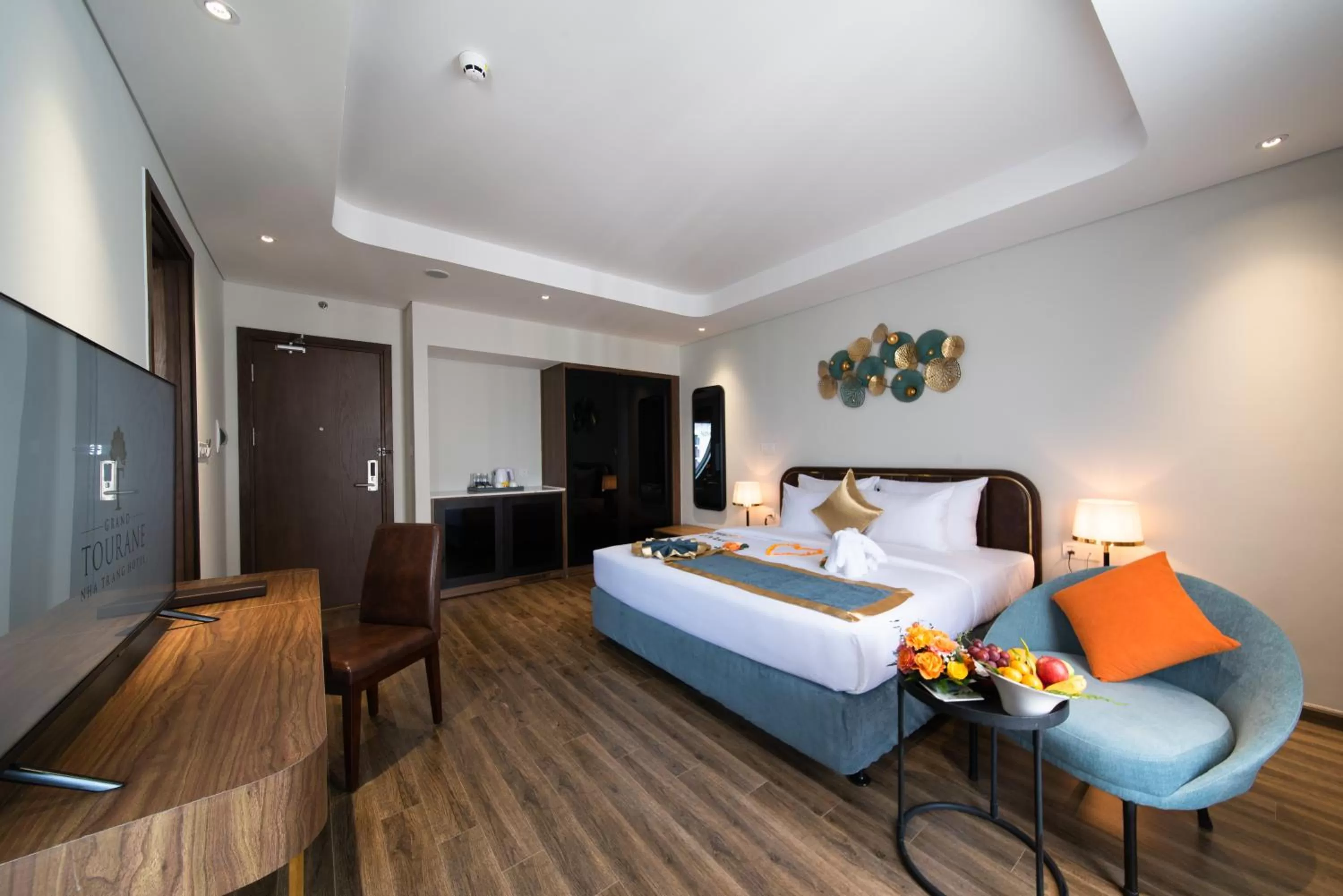 Bed in Grand Tourane Nha Trang Hotel