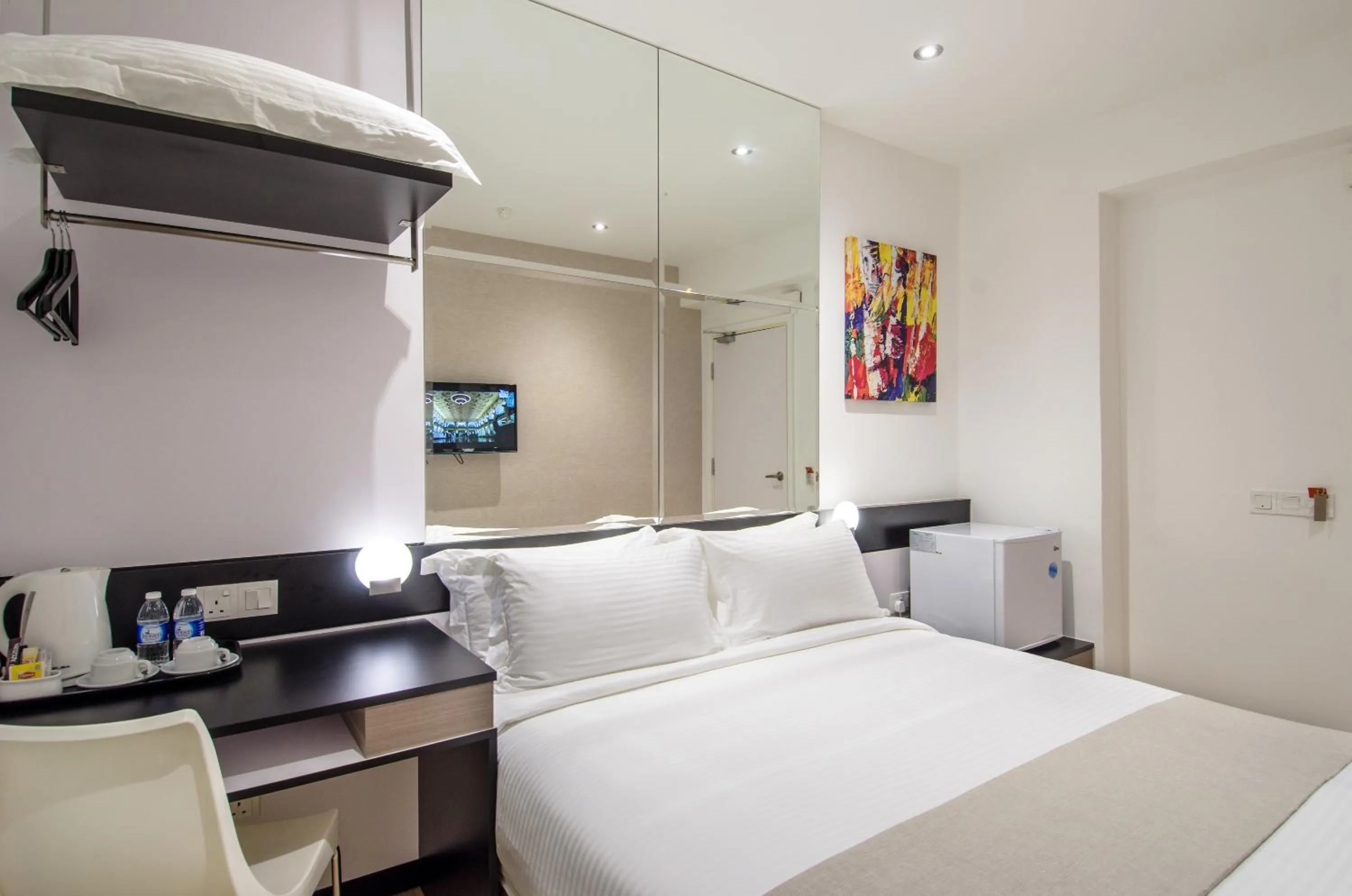 Bed in 12FLY Hotel Kuala Lumpur