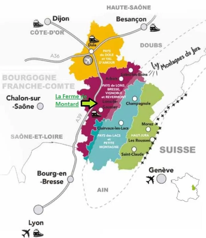 Bird's-eye View in La Ferme De Montard