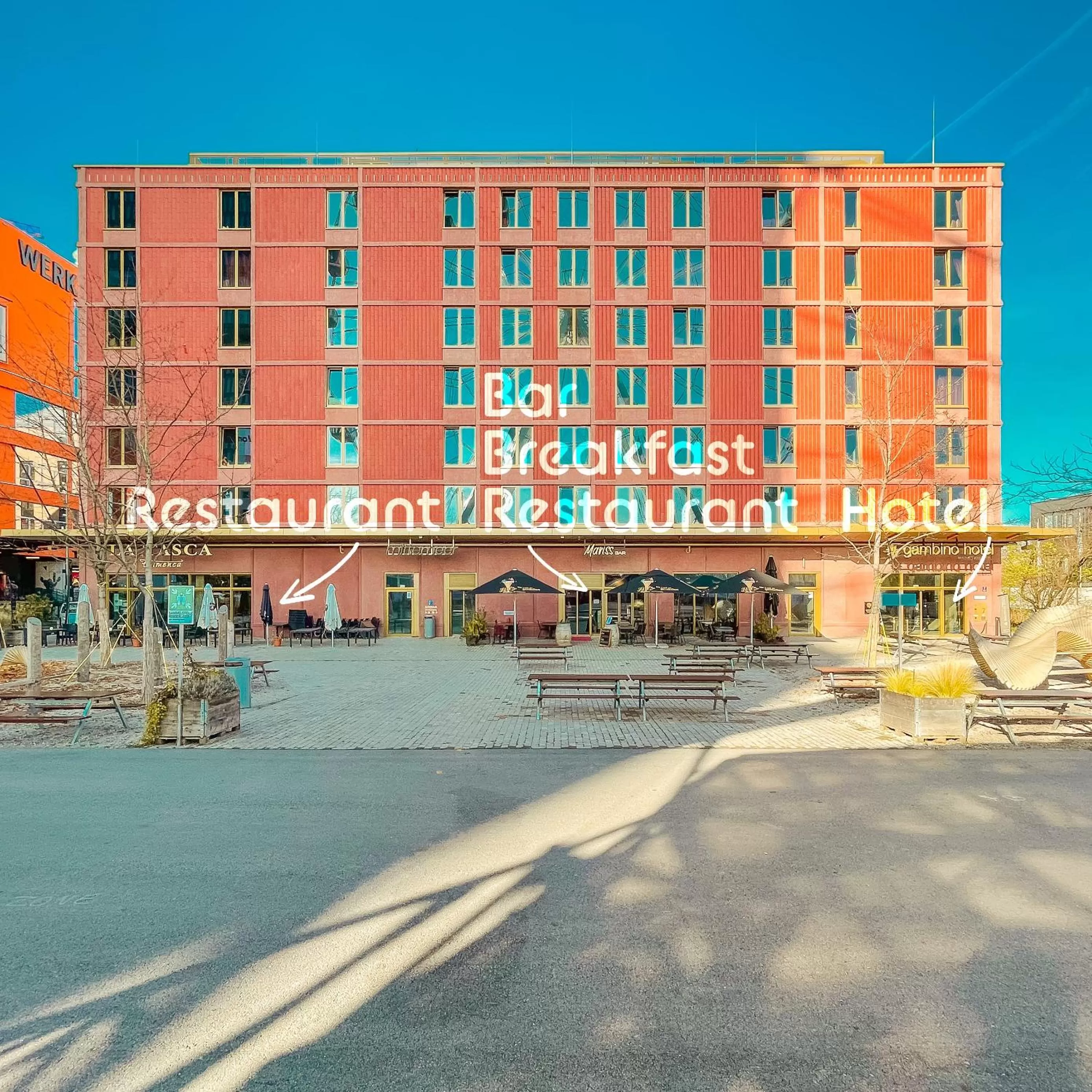 Property building in gambino hotel WERKSVIERTEL