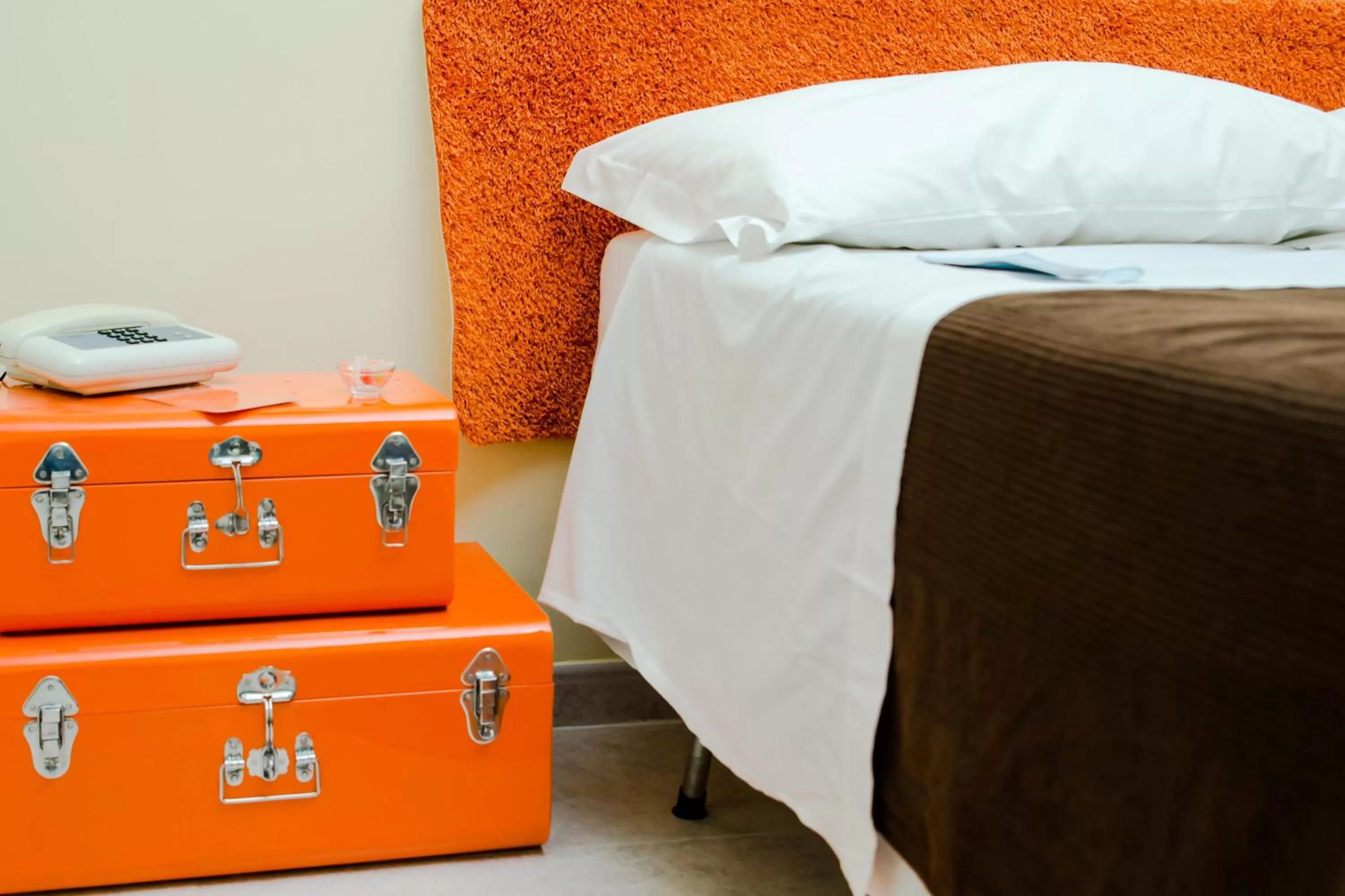 Decorative detail, Bed in Albergo Villa Gaia