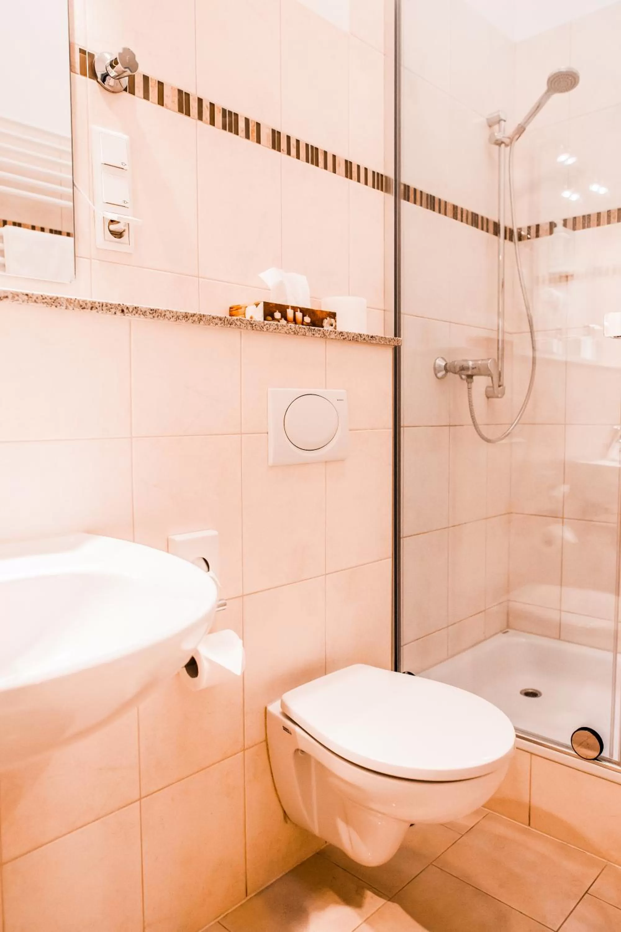 Toilet in Hotel Martinihof