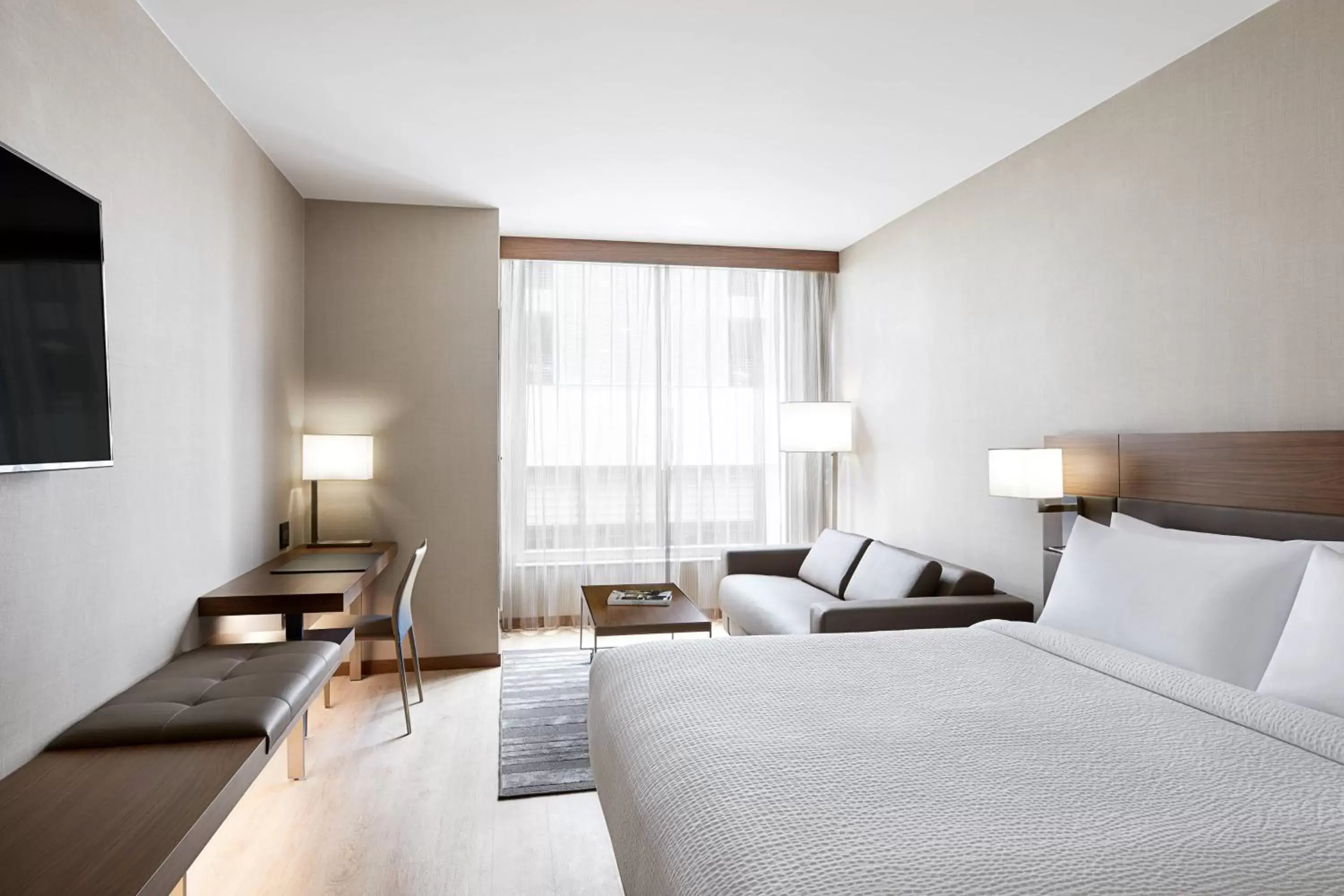 King Room with Sofa Bed - Hearing Accessible in AC Hotel by Marriott Raleigh North Hills King Room with Sofa Bed - Hearing Accessible in AC Hotel by Marriott Raleigh North Hills