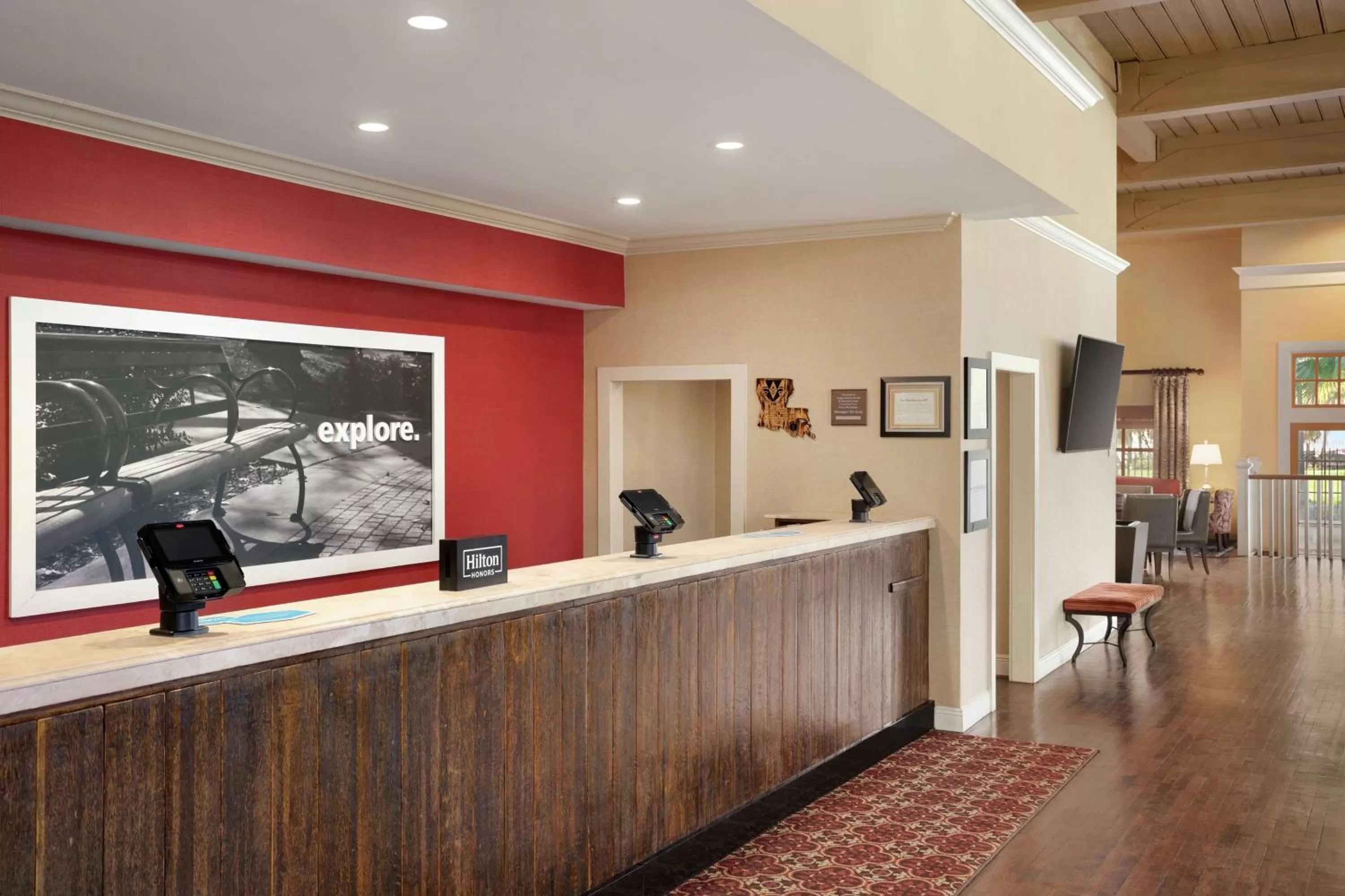 Lobby or reception in Hampton Inn and Suites New Orleans Convention Center