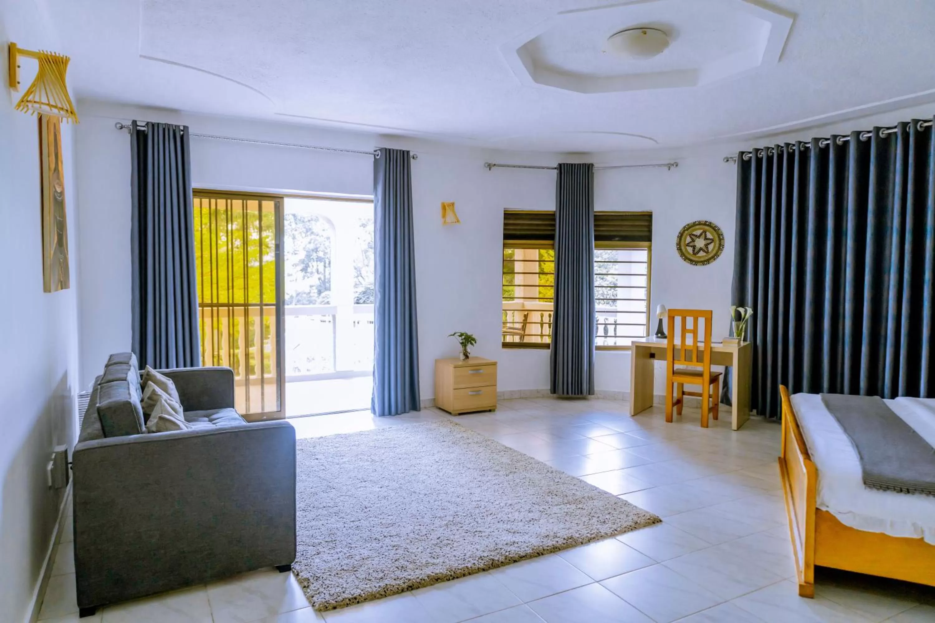 Photo of the whole room, Bed in Nature Kigali