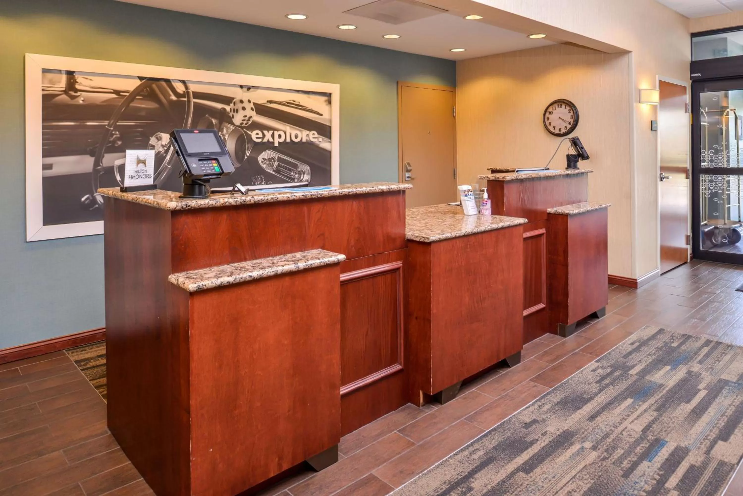 Lobby or reception in Hampton Inn York