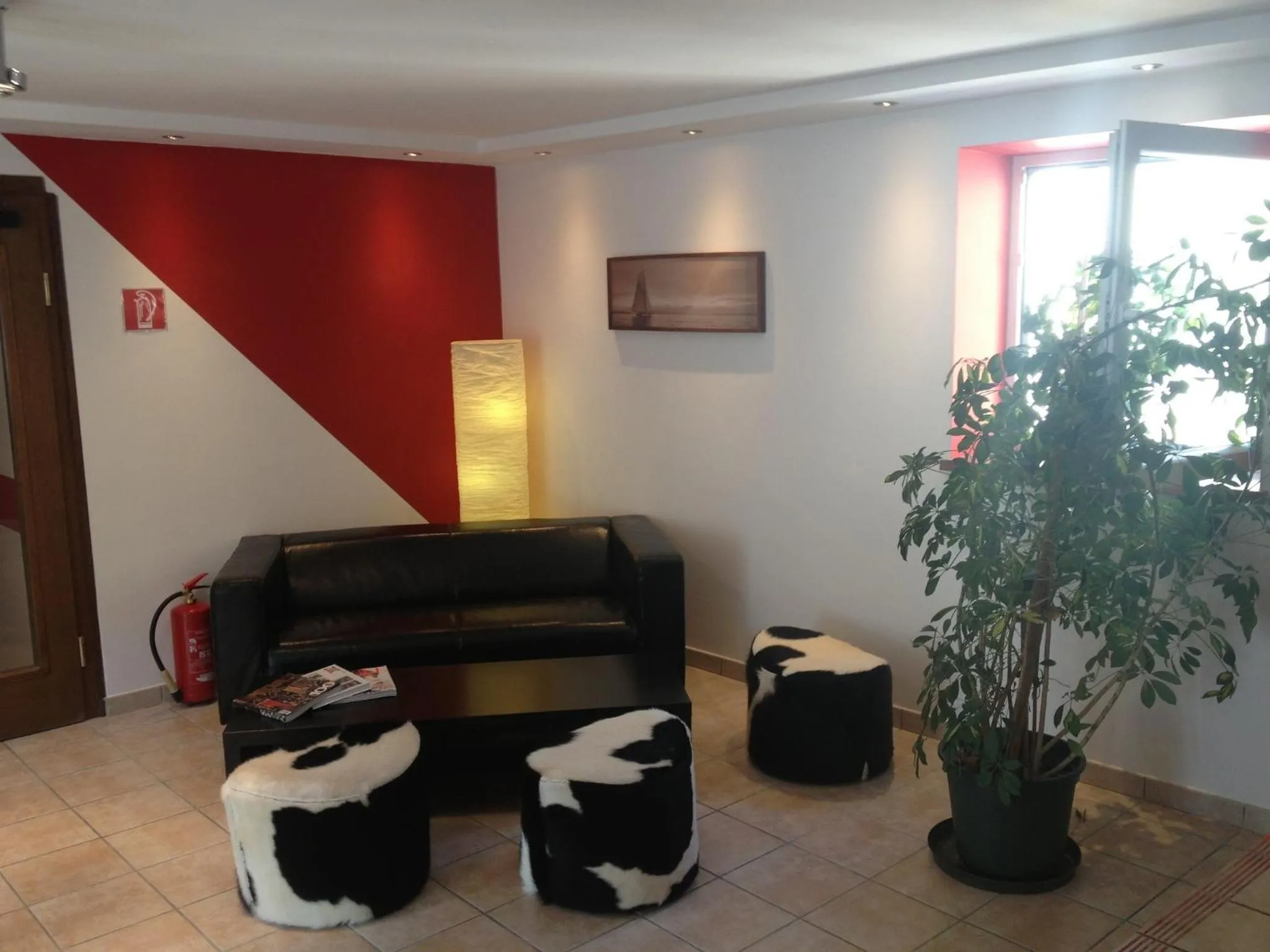 Lobby or reception in Hotel Traube