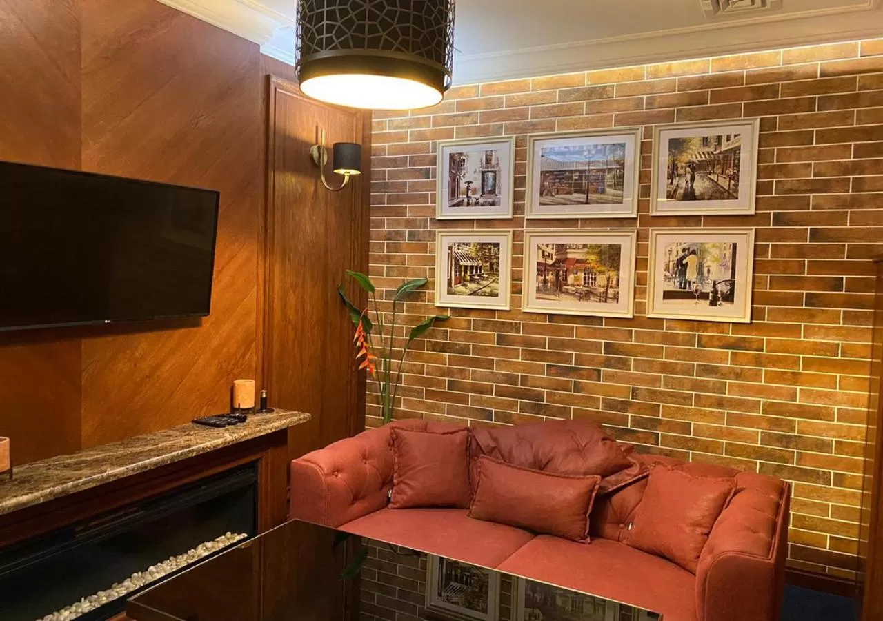 Living room in Boutique Hotel Kaspi