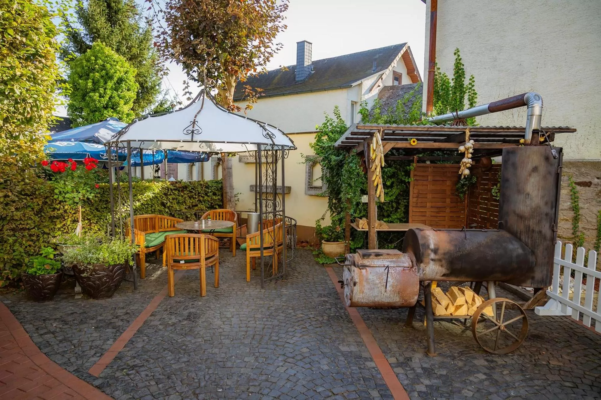 BBQ facilities in Hotel-Restaurant Zur Krone