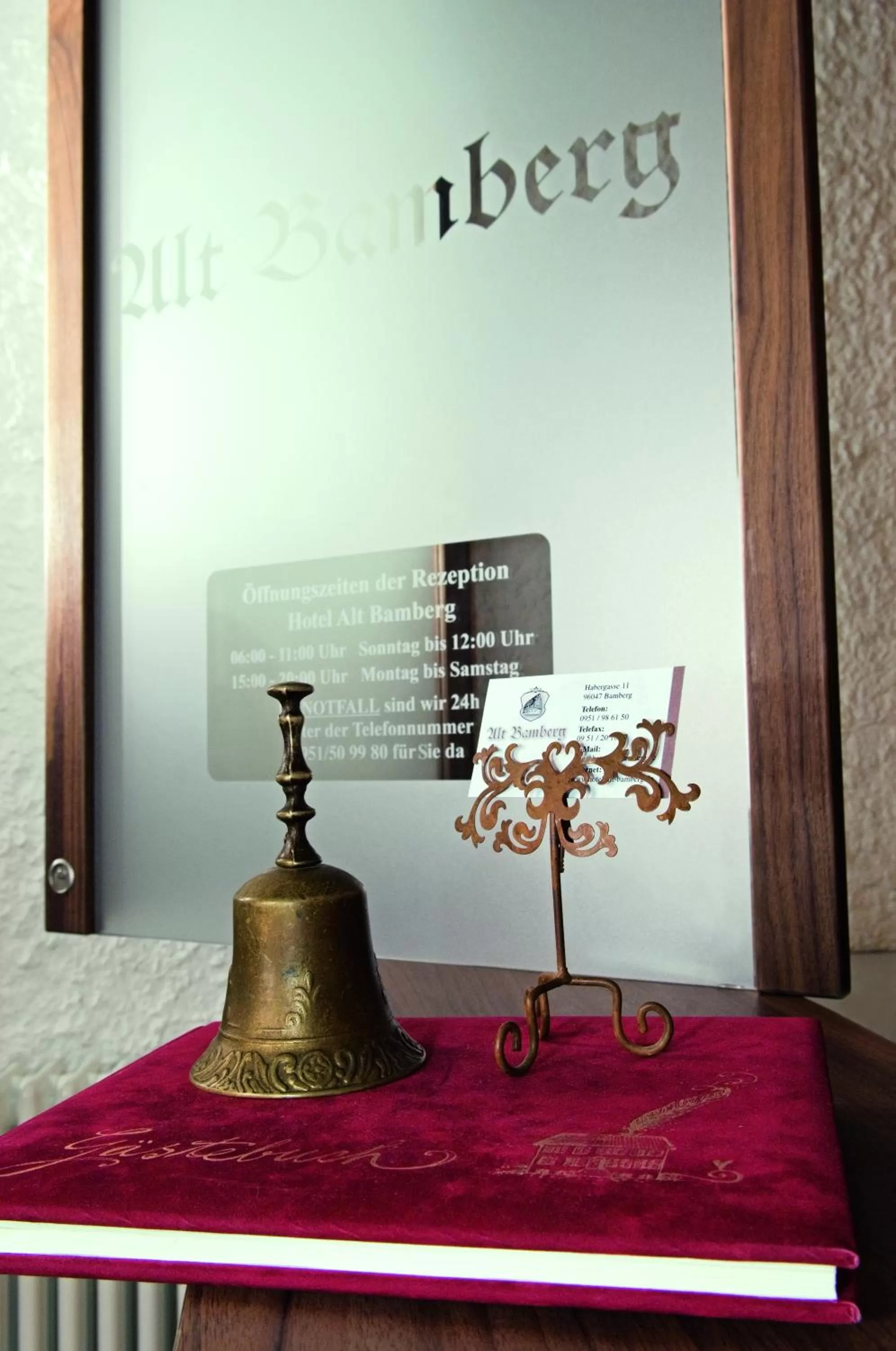 Lobby or reception in Hotel Alt Bamberg