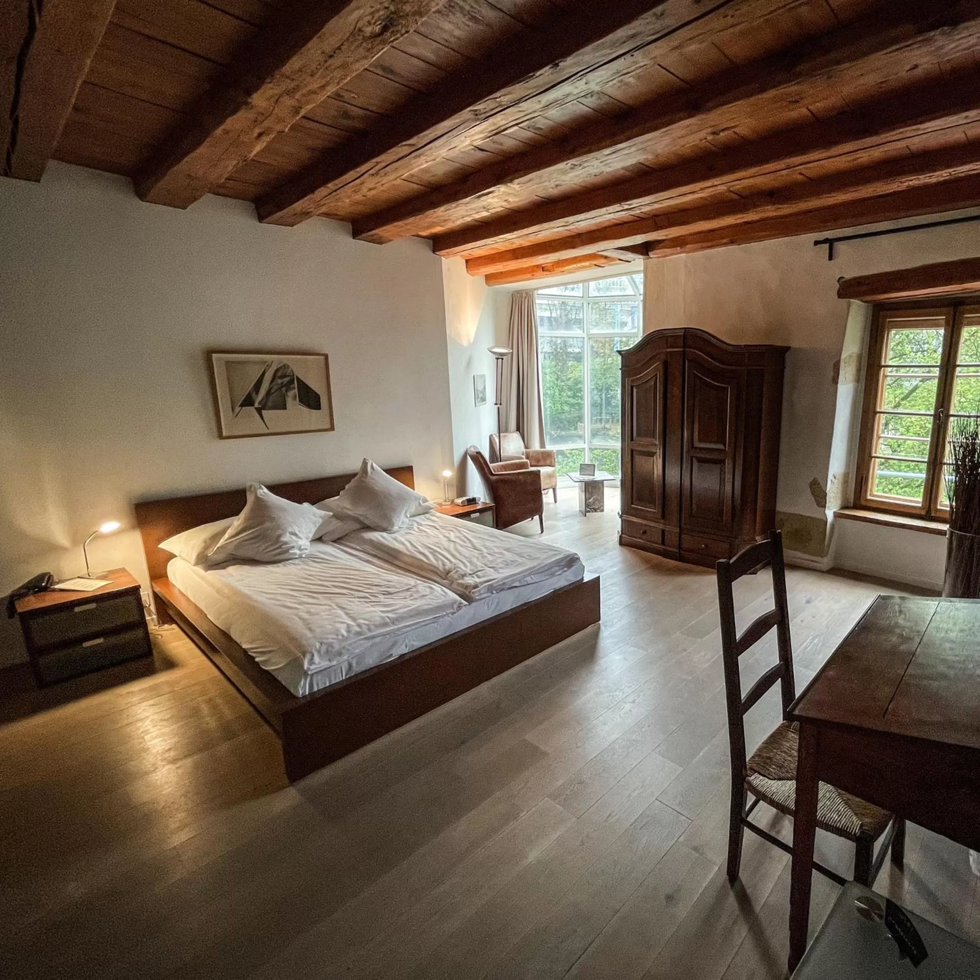 Bed in Hôtel La Maison du Prussien