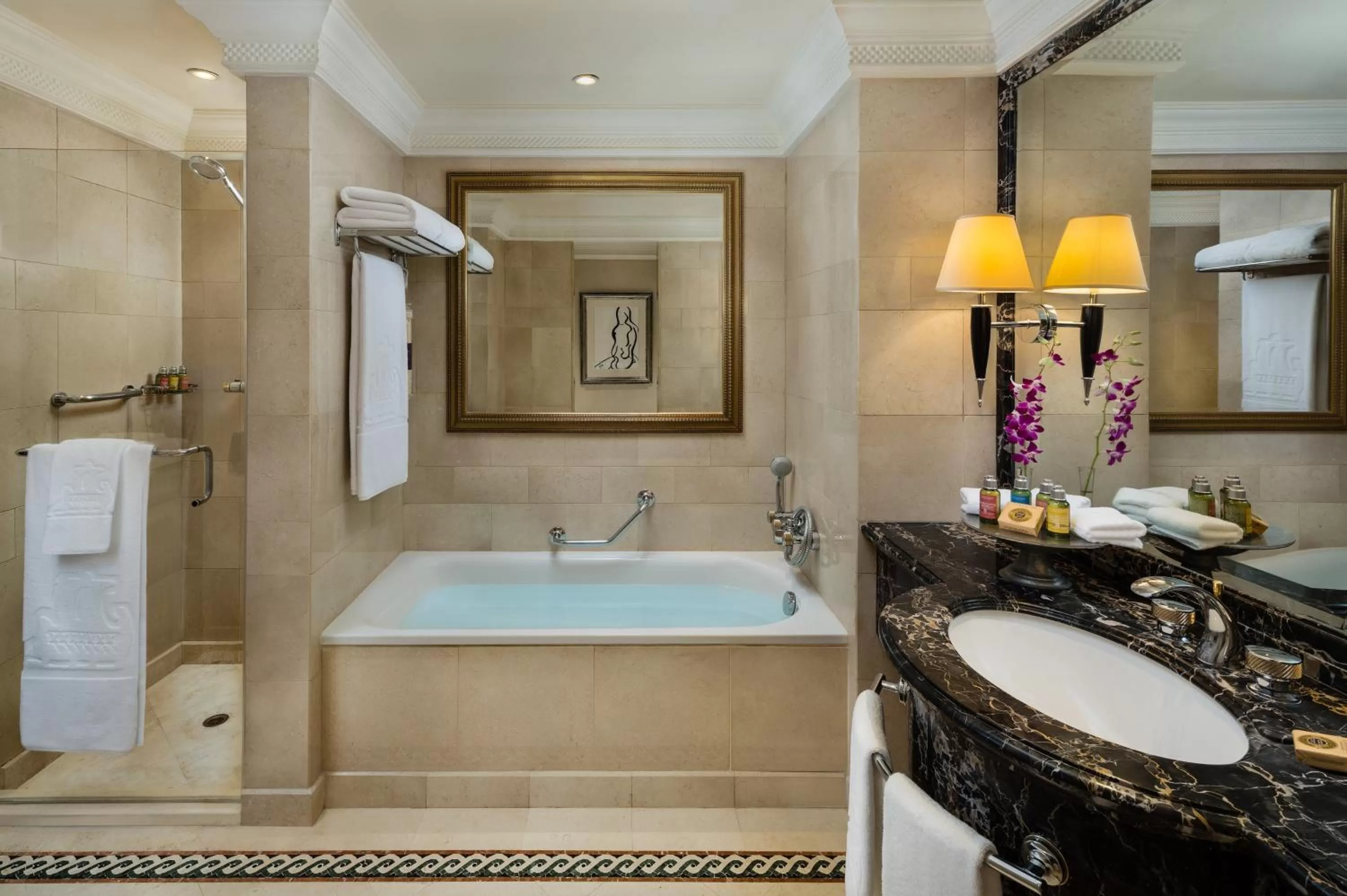 Bathroom in InterContinental Phoenicia Beirut by IHG