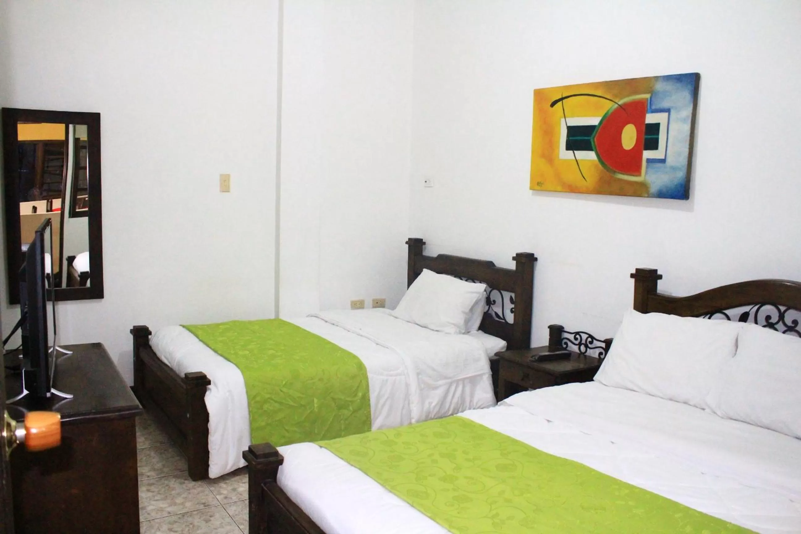 Bed in Hotel Colonial Manizales