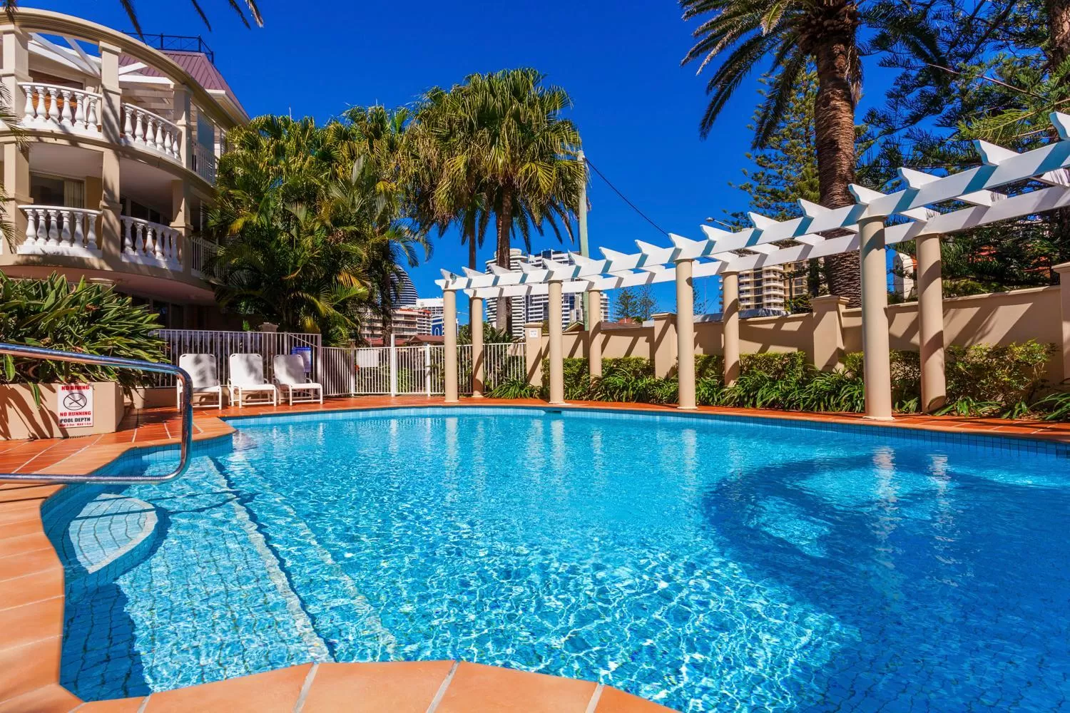 Swimming pool in La Grande Apartments