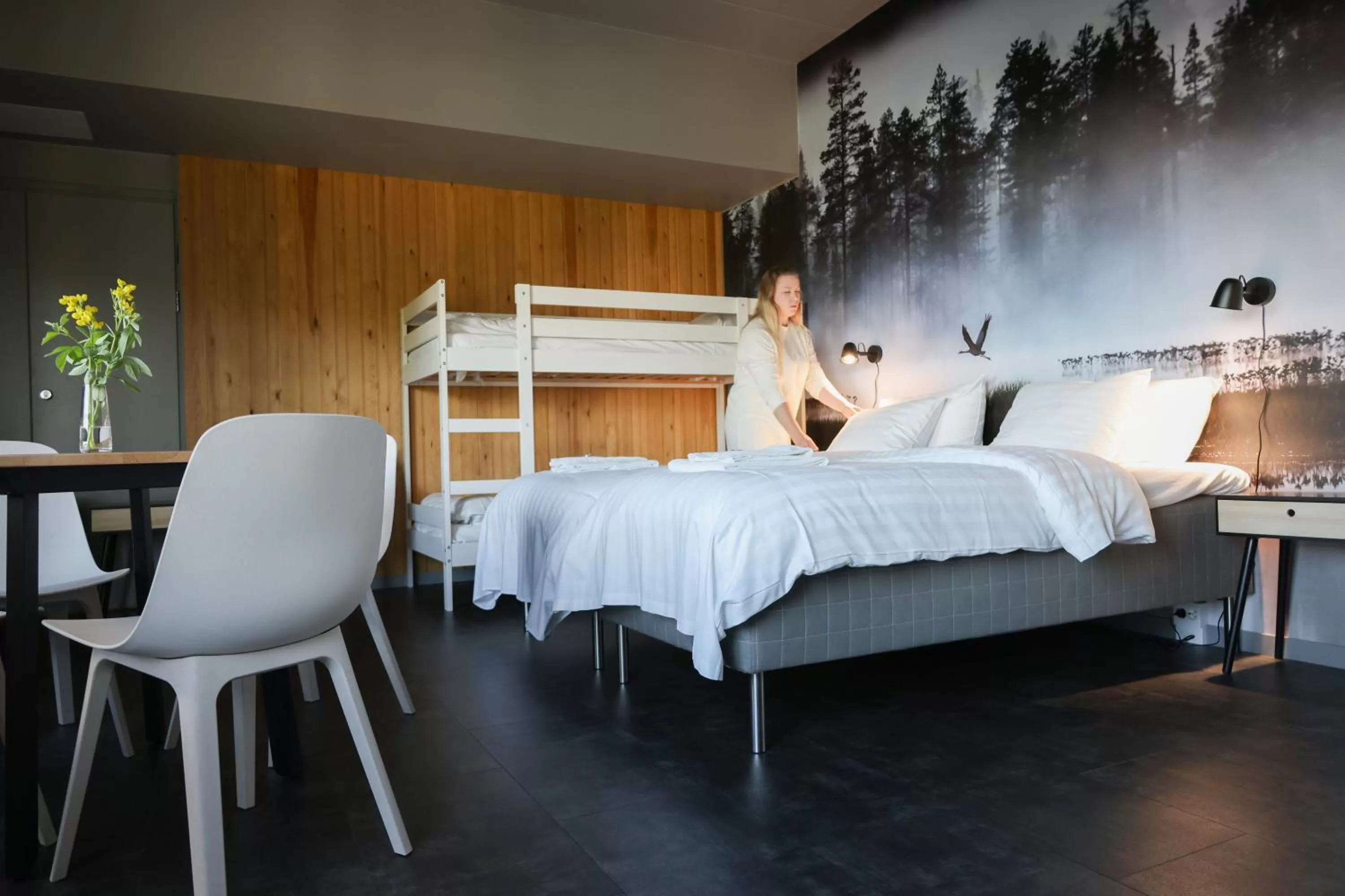 Bed in Park Hotel Liminka