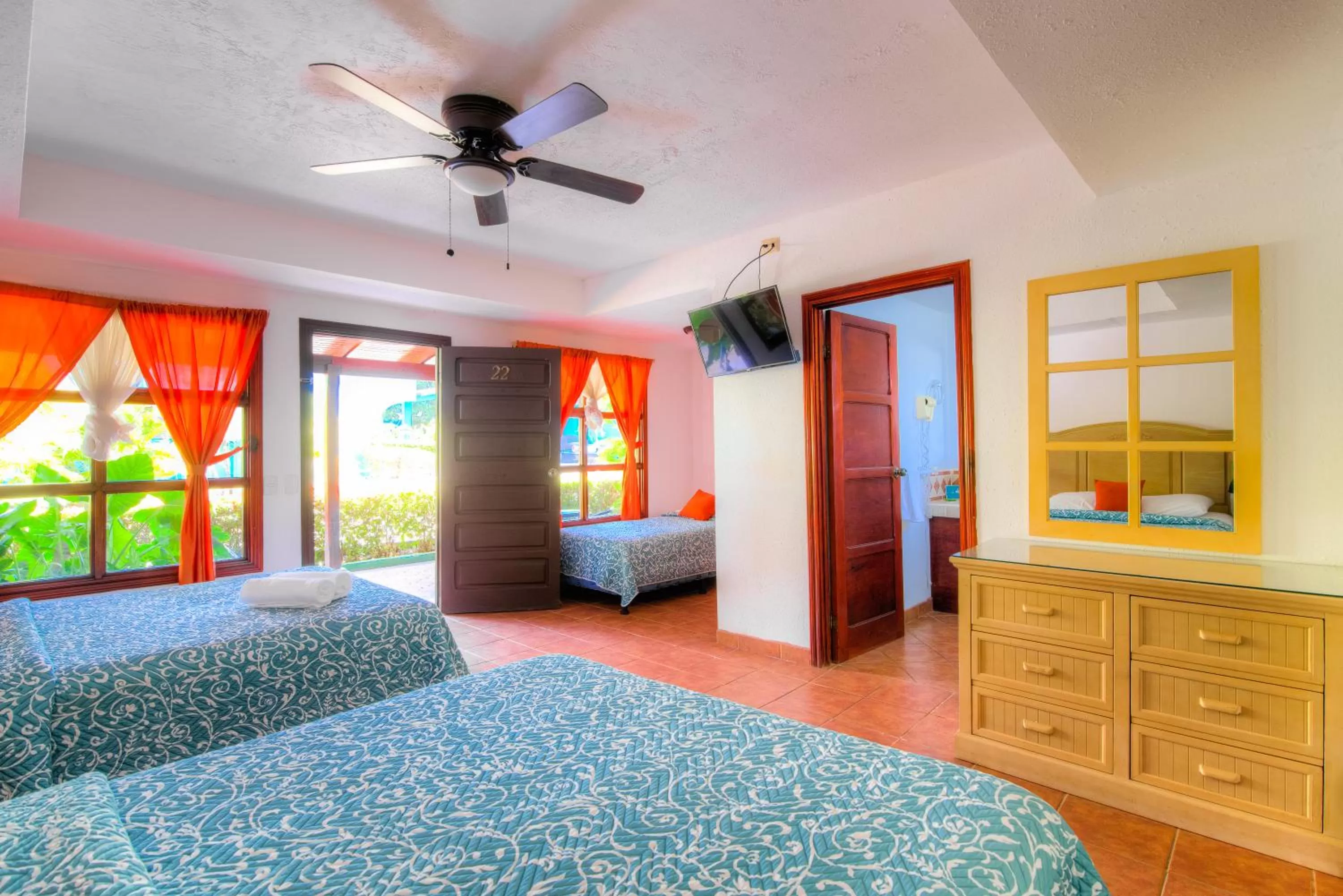 Bed in Beach Break Resort