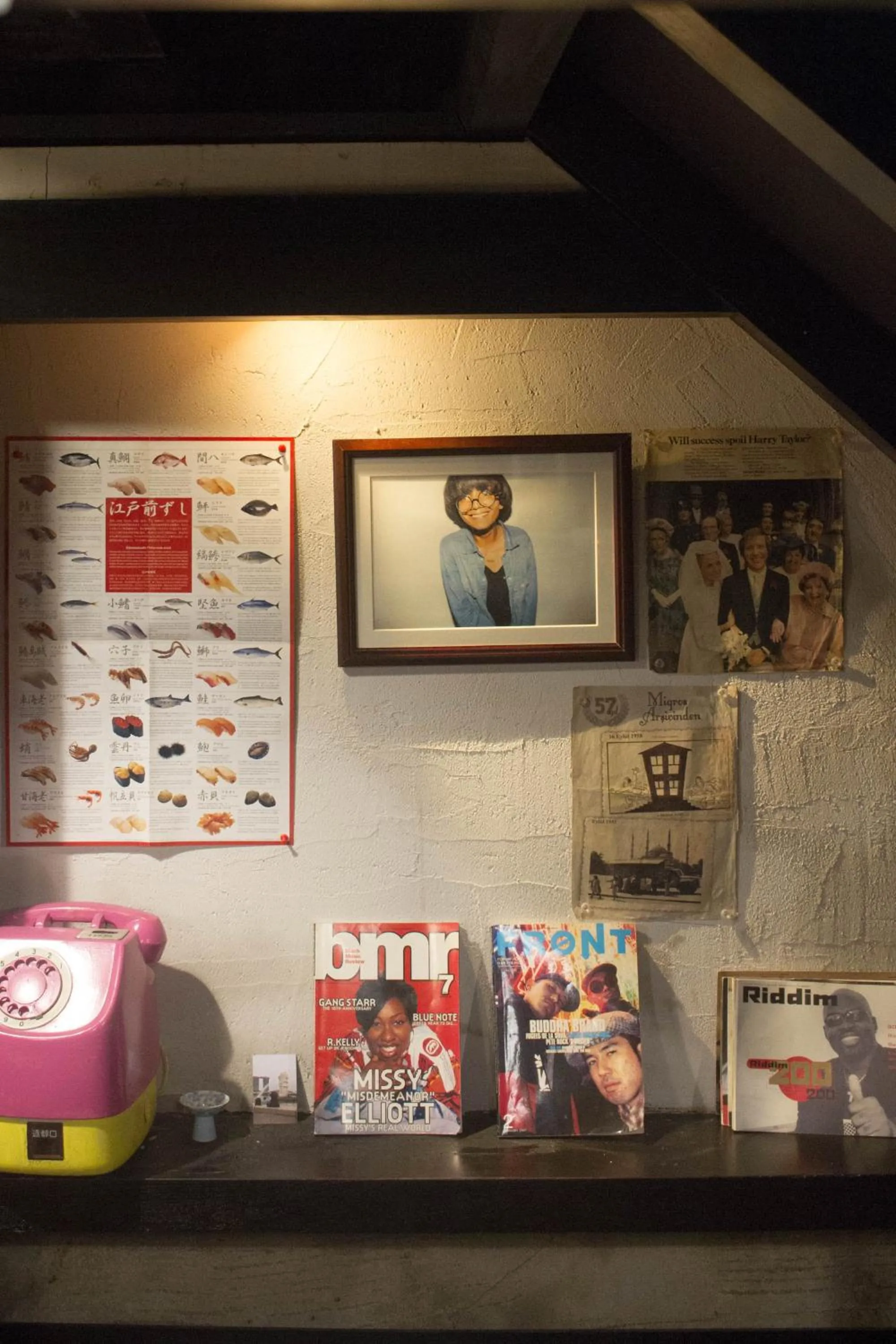 Decorative detail in Hostel Nakamura Kobe