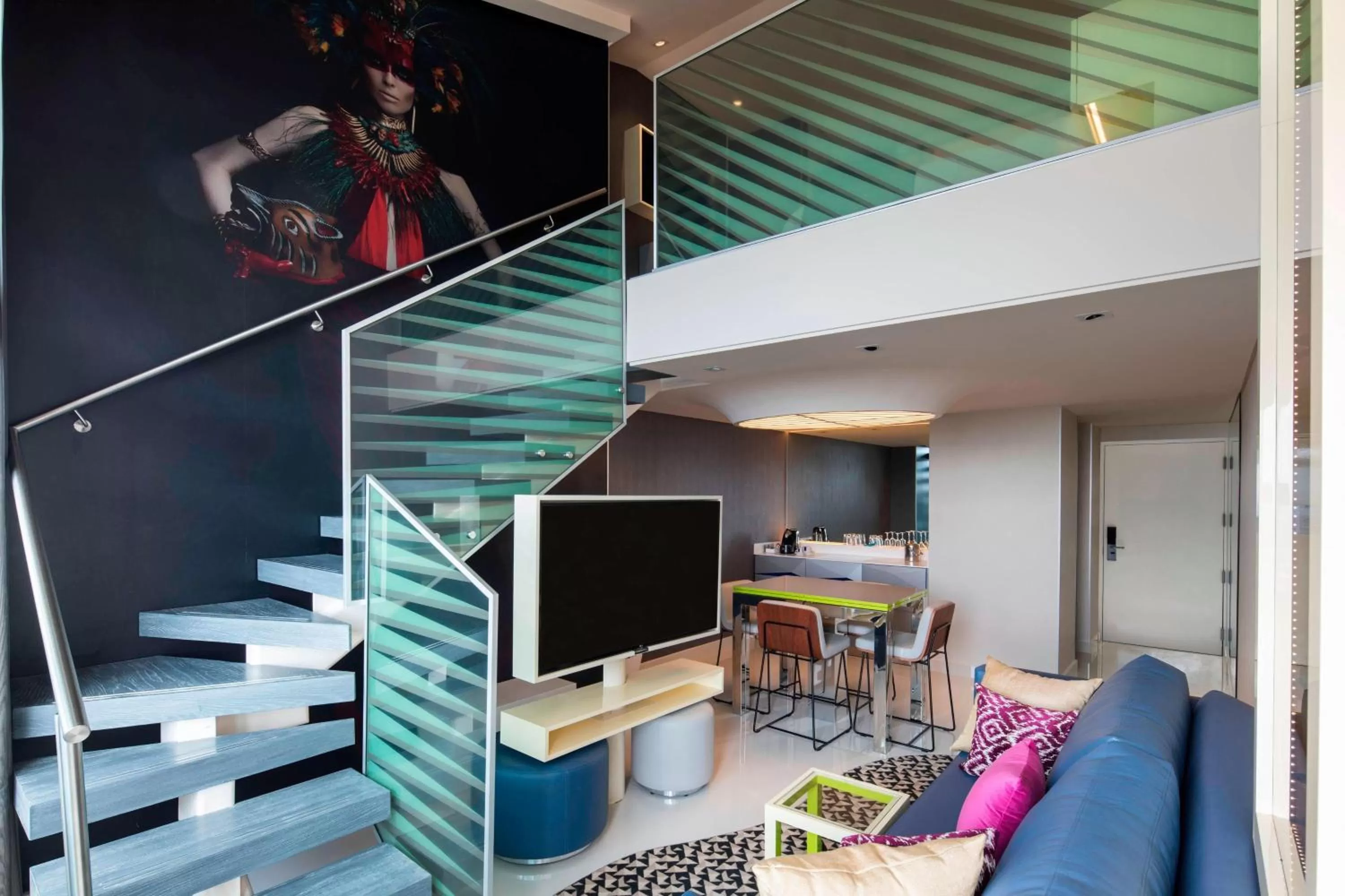 Living room in W Mexico City