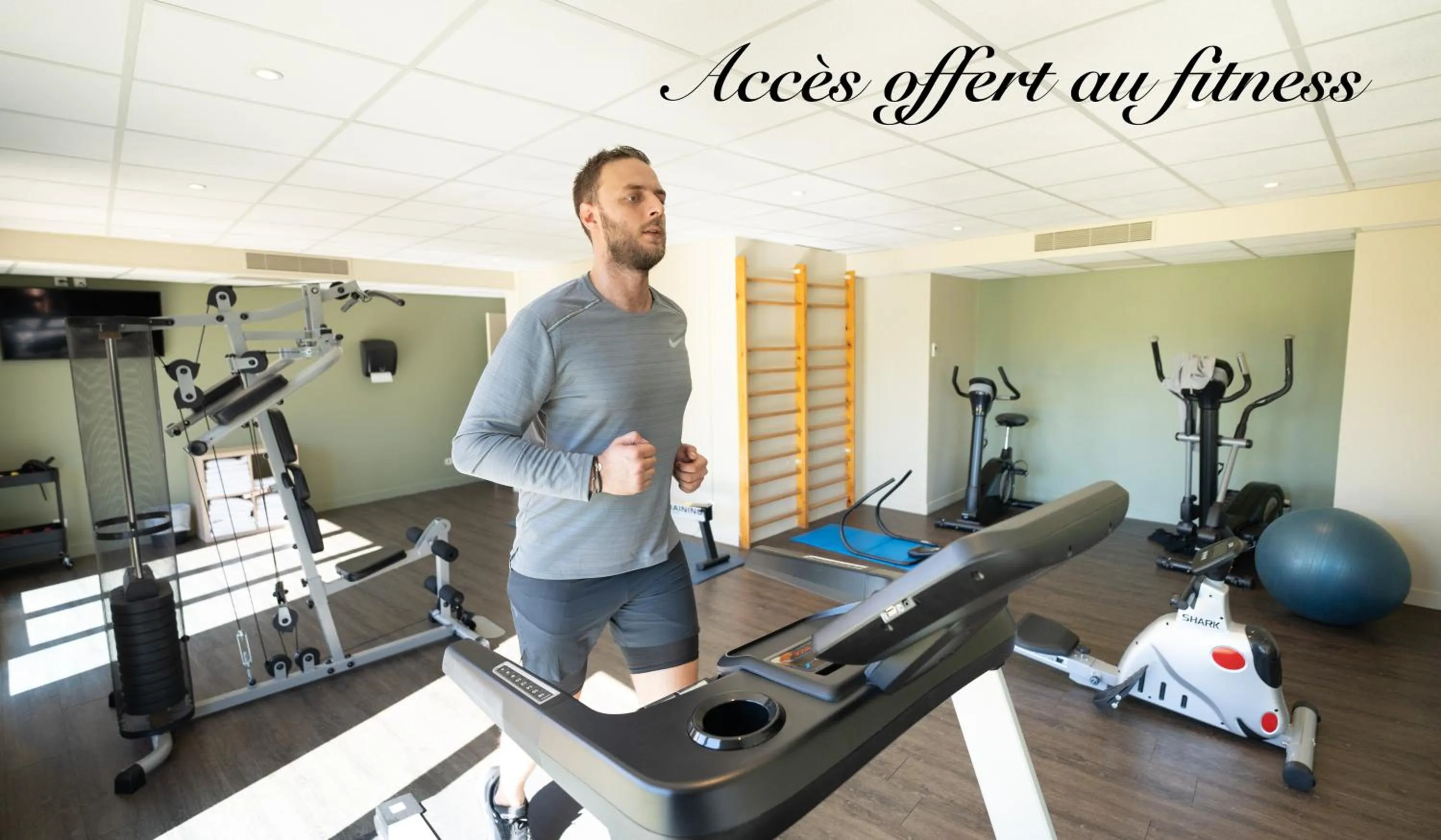 Fitness centre/facilities in Hôtel Mount Venturi - Aix-En-Provence Sainte-Victoire - Bar & Restaurant & Padel