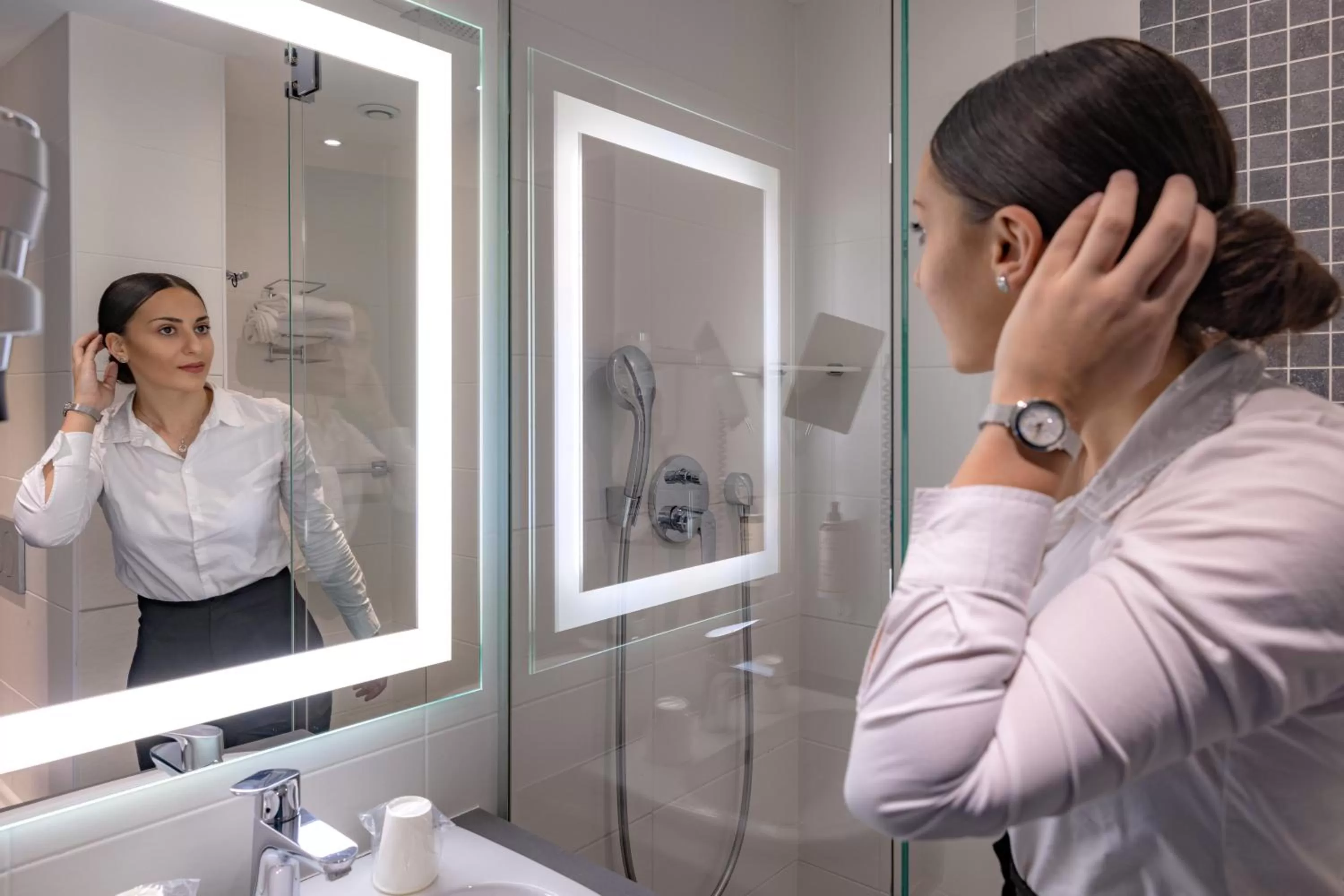 Bathroom in Mercure Lyon Est Villefontaine